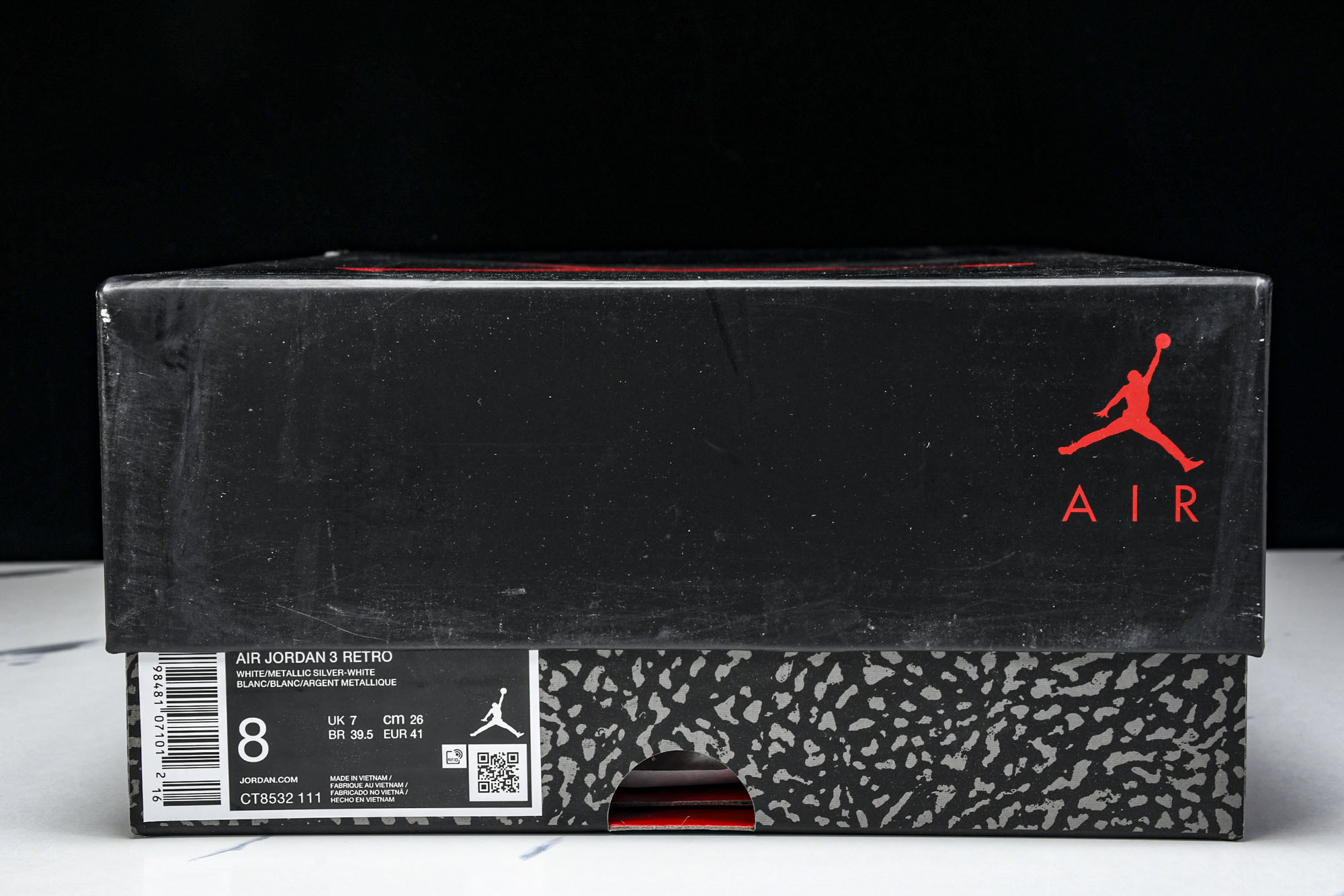 纯原 Air Jordan 3 Retro 白灰 CT8532-111 #YZ001-1 40 40.5 41 42.5 纯原 Air Jordan 3 Retro 白灰 CT8532-111 #YZ001-1 40 40.5 41 42.5
