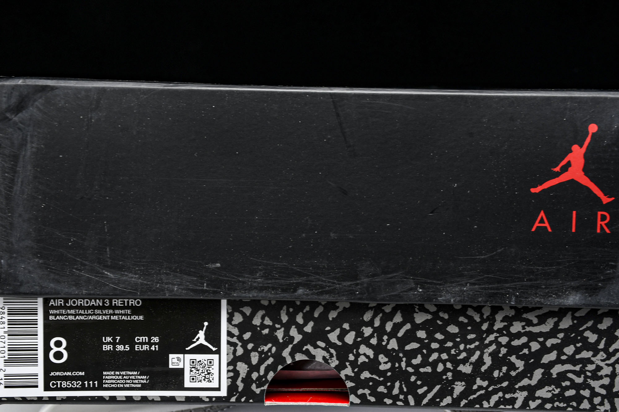 纯原 Air Jordan 3 Retro 白灰 CT8532-111 #YZ001-1 40 40.5 41 42.5 纯原 Air Jordan 3 Retro 白灰 CT8532-111 #YZ001-1 40 40.5 41 42.5