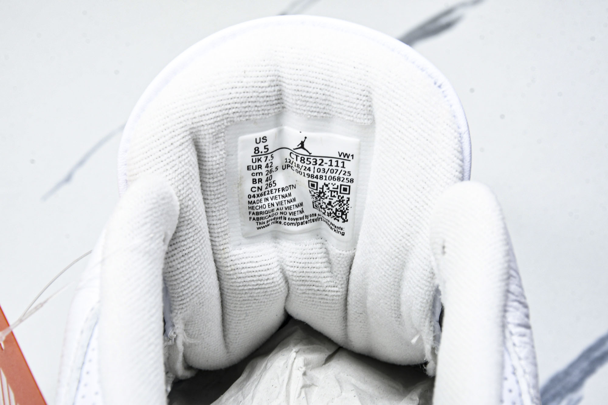 纯原 Air Jordan Air Jordan 3 “Pure Money”白色 CT8532-111 #YZ001-