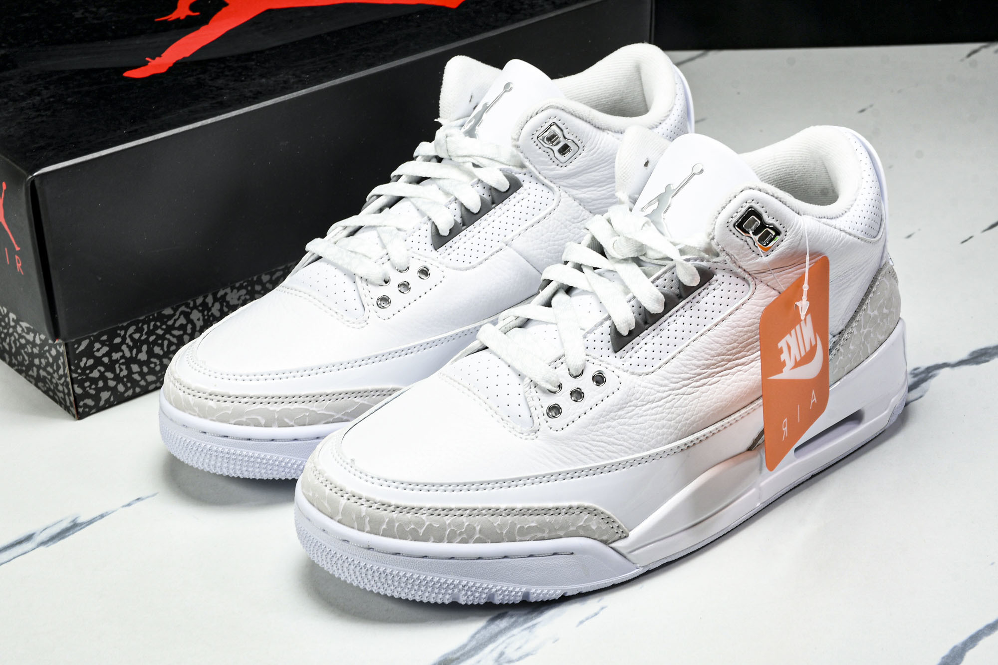 纯原 Air Jordan Air Jordan 3 “Pure Money”白色 CT8532-111 #YZ001-