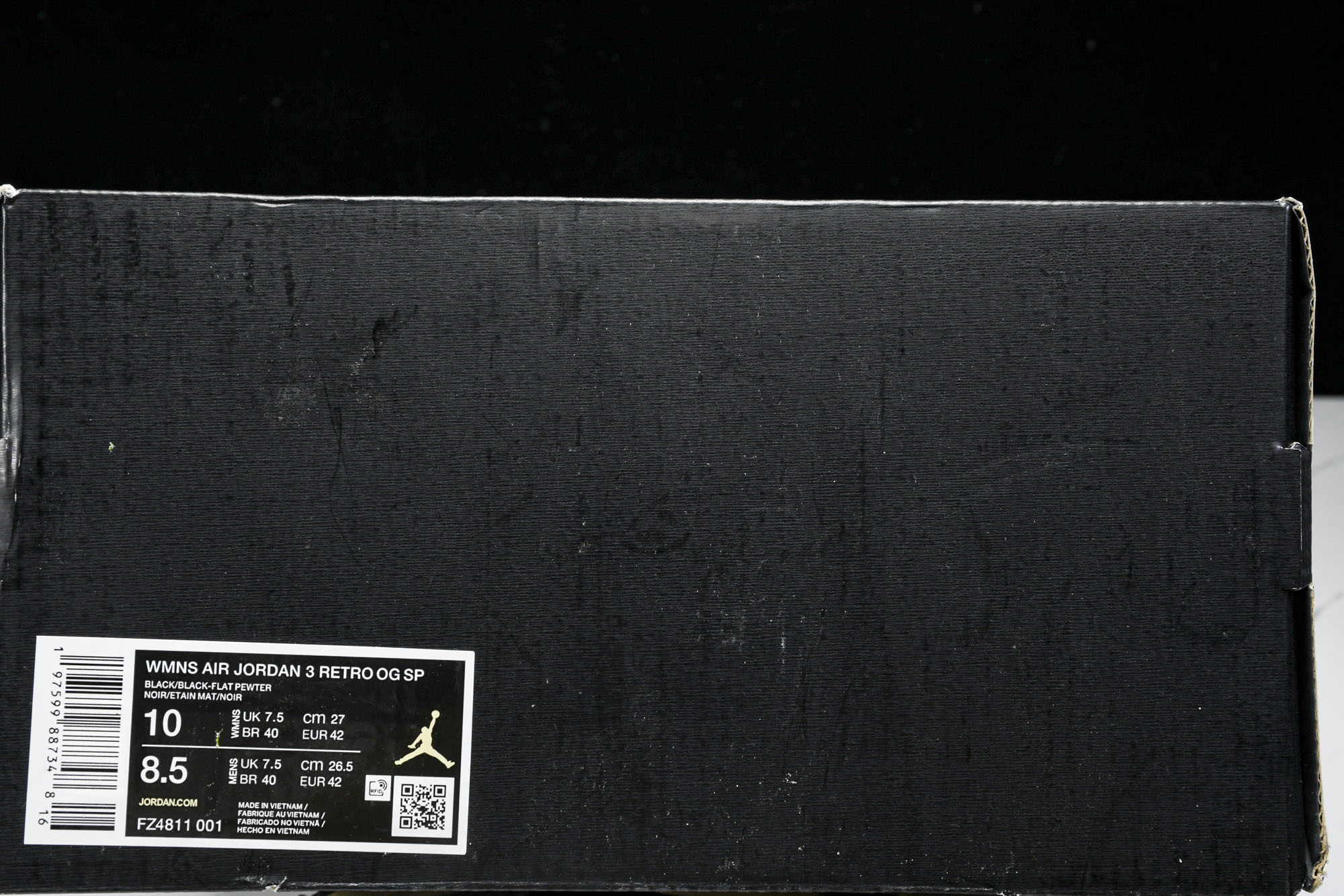 纯原 WMNS Air Jordan 3 Retro OG SP 黑灰红 FZ4811-001 #YZ001-1 40 纯原 WMNS Air Jordan 3 Retro OG SP 黑灰红 FZ4811-001 #YZ001-1 40