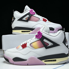 纯原原版 Air Jordan 4 AJ4 漫画白黑粉色 男鞋篮球鞋JA1135 10021 #YZ001-1 40 4 纯原原版 Air Jordan 4 AJ4 漫画白黑粉色 男鞋篮球鞋JA1135 10021 #YZ001-1 40 4
