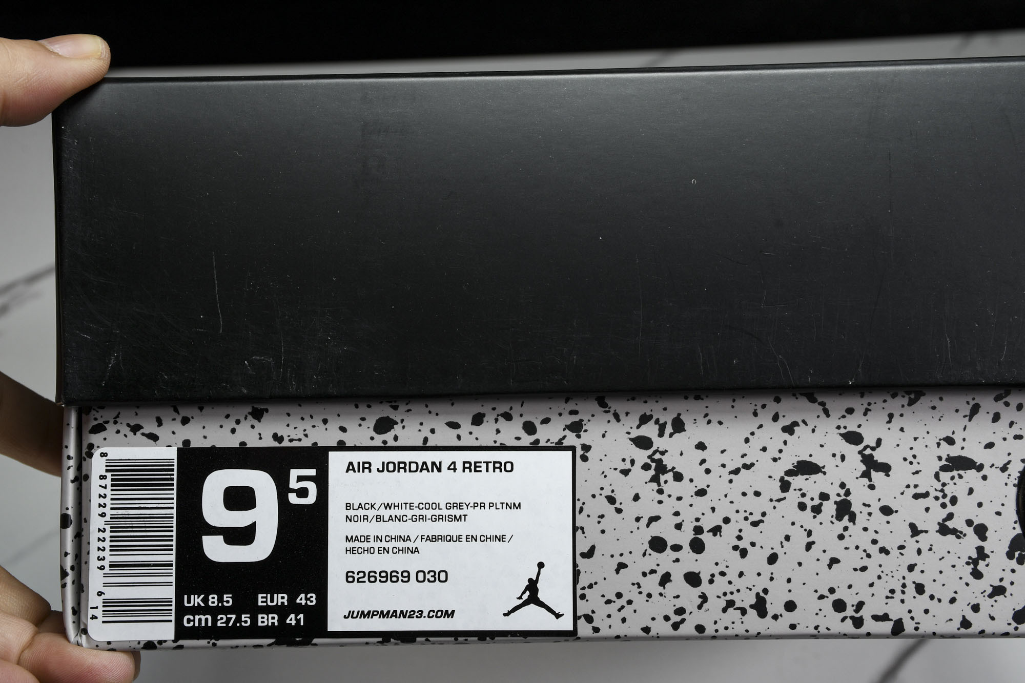 纯原原版 Air Jordan 4 Fear Pack AJ4 奥利奥 恐惧 -030 #YZ001-1 40 40.5 纯原原版 Air Jordan 4 Fear Pack AJ4 奥利奥 恐惧 -030 #YZ001-1 40 40.5