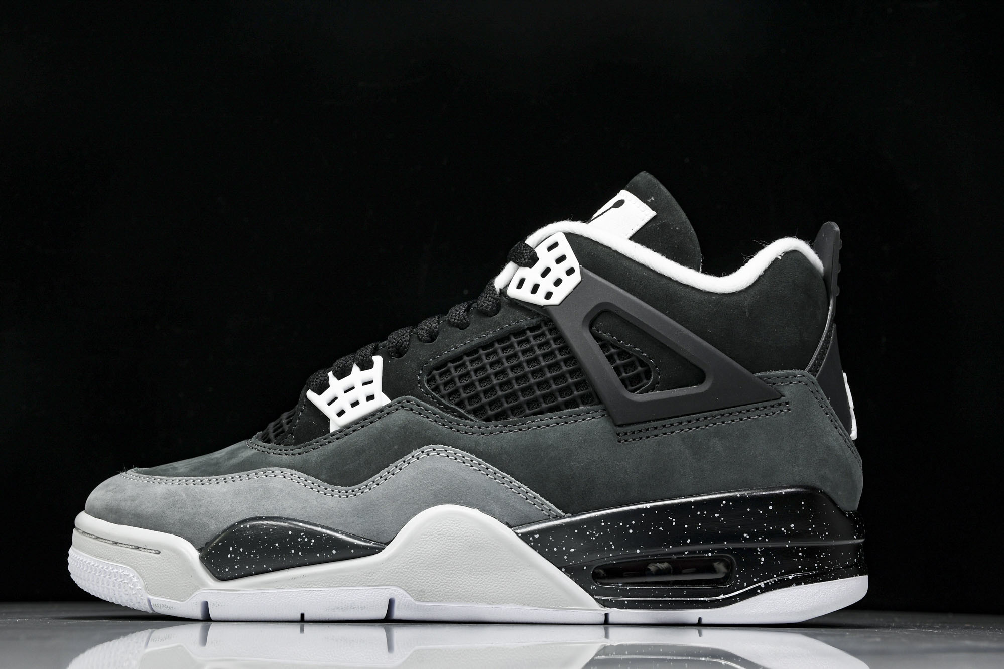 纯原原版 Air Jordan 4 Fear 恐惧 黑灰 FQ8138-002 #YZ001-1 40 40.5 41 