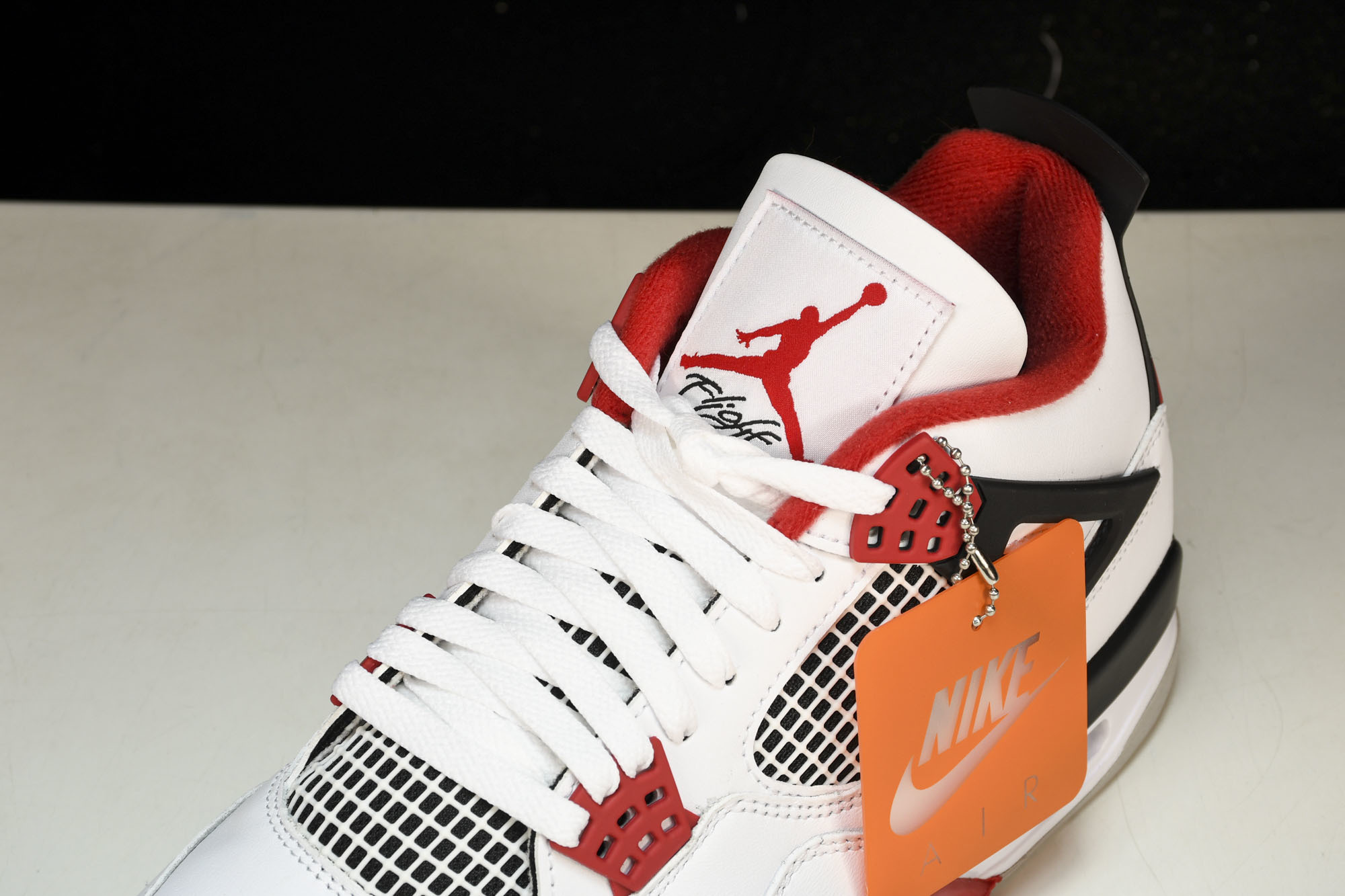 纯原原版 Air Jordan 4 Fire Red AJ4 白红 火焰红 DC7770-160 #YZ001-1 40 纯原原版 Air Jordan 4 Fire Red AJ4 白红 火焰红 DC7770-160 #YZ001-1 40