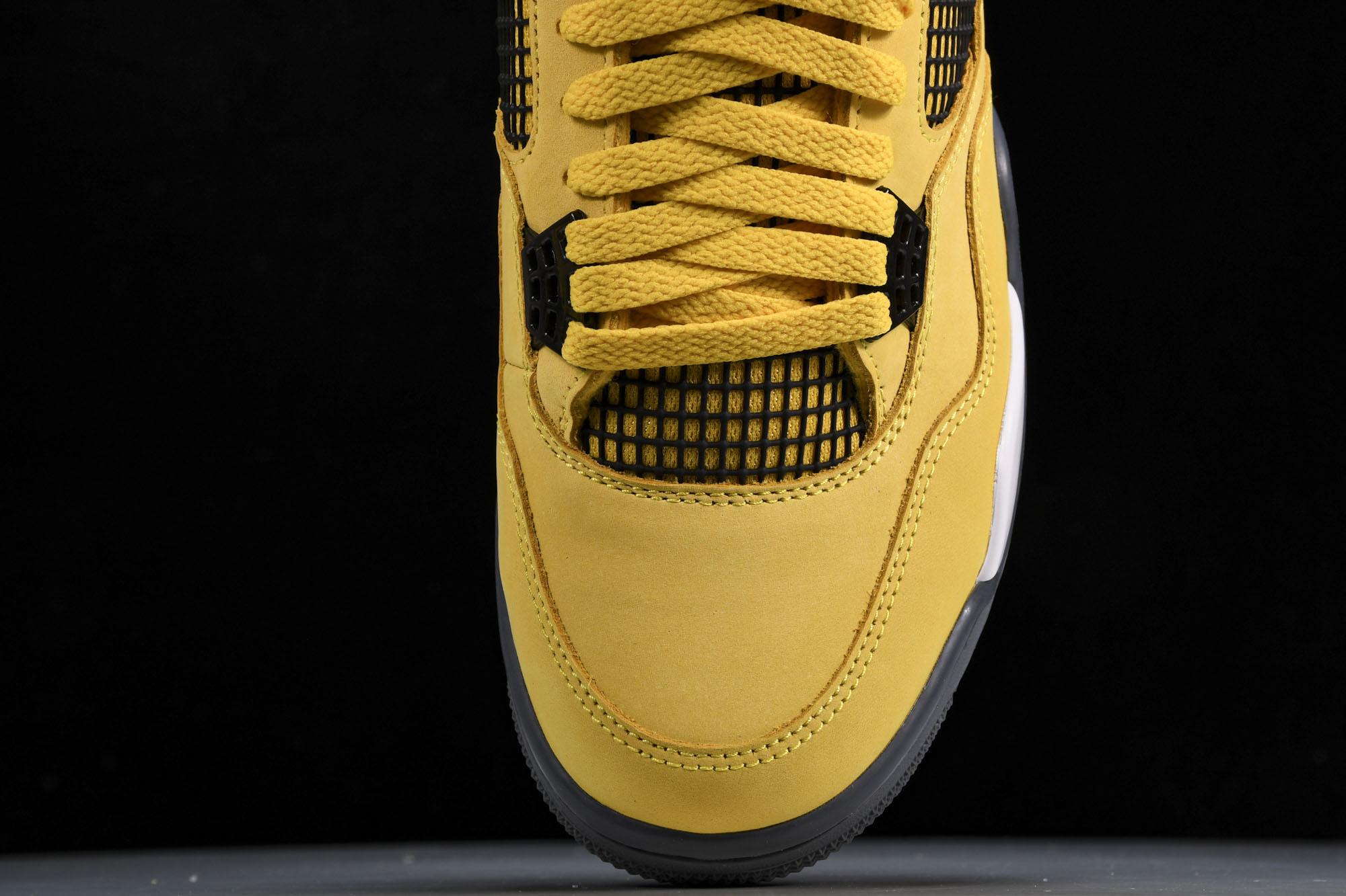 纯原原版 Air Jordan 4 lightning LS AJ4电母黑黄闪电2021复刻 CT8527-700 #Y 纯原原版 Air Jordan 4 lightning LS AJ4电母黑黄闪电2021复刻 CT8527-700 #Y