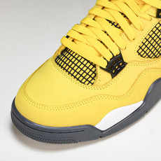 纯原原版 Air Jordan 4 lightning LS AJ4电母黑黄闪电2021复刻 CT8527-700 #Y 纯原原版 Air Jordan 4 lightning LS AJ4电母黑黄闪电2021复刻 CT8527-700 #Y