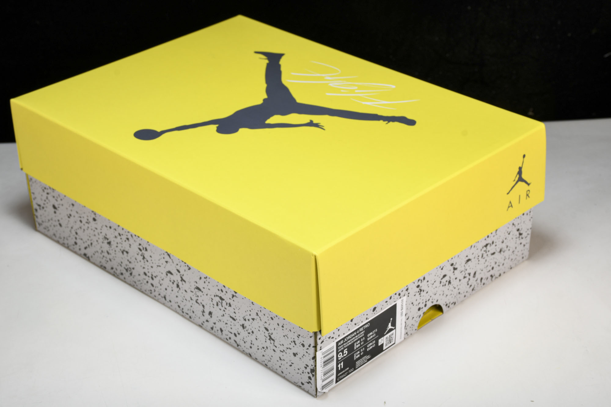 纯原原版 Air Jordan 4 lightning LS AJ4电母黑黄闪电2021复刻 CT8527-700 #Y 纯原原版 Air Jordan 4 lightning LS AJ4电母黑黄闪电2021复刻 CT8527-700 #Y
