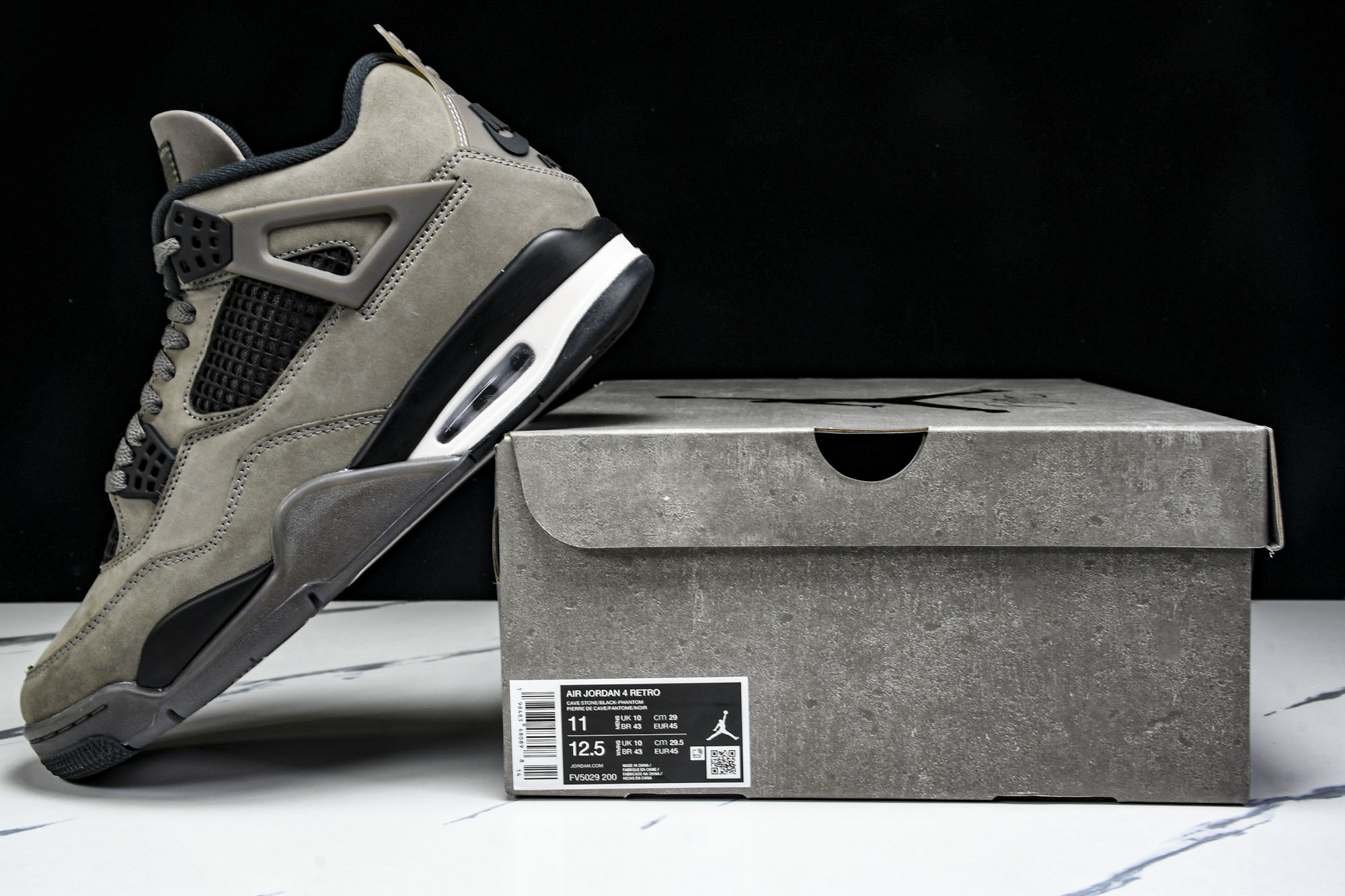 纯原原版 Air Jordan 4 Retro _Cave Stone_ AJ4 乔4摩卡 FV5029-200 #YZ