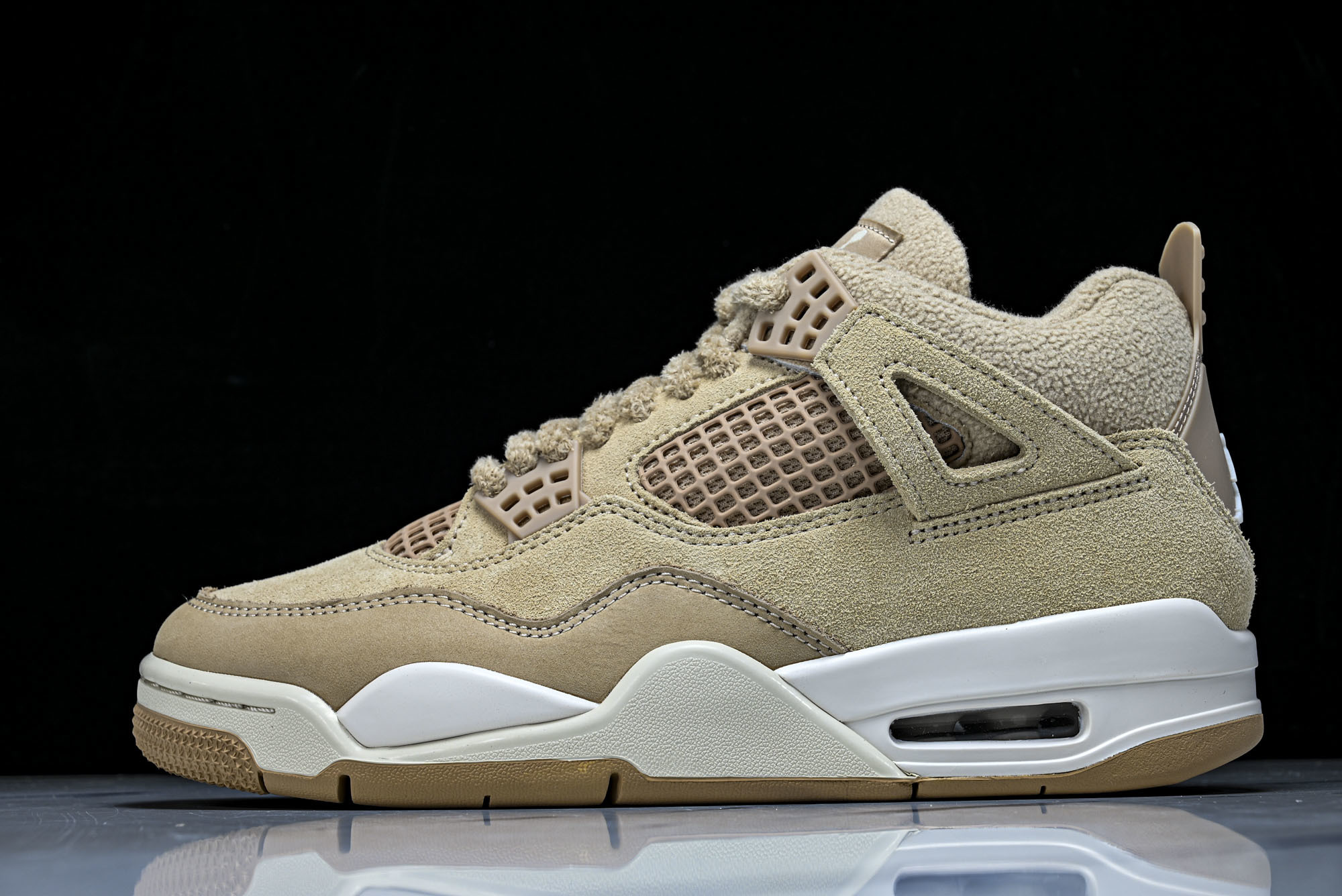 纯原原版 Air Jordan 4 Retro _Cozy Girl_ AJ4 乔4毛绒暖黄 HV0823-200 #Y