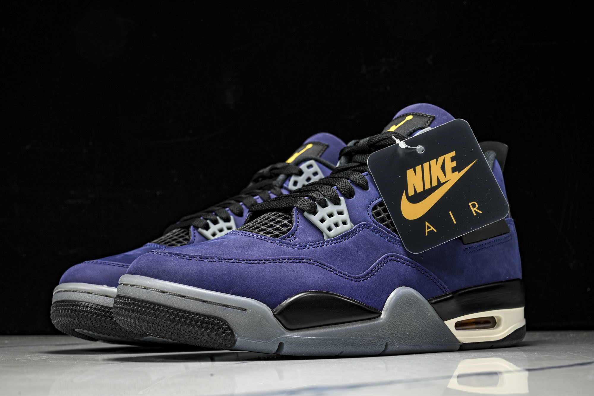 纯原原版 Air Jordan 4 Retro _Lakers_ AJ4 乔4湖人紫金 FV5029-500 #YZ00