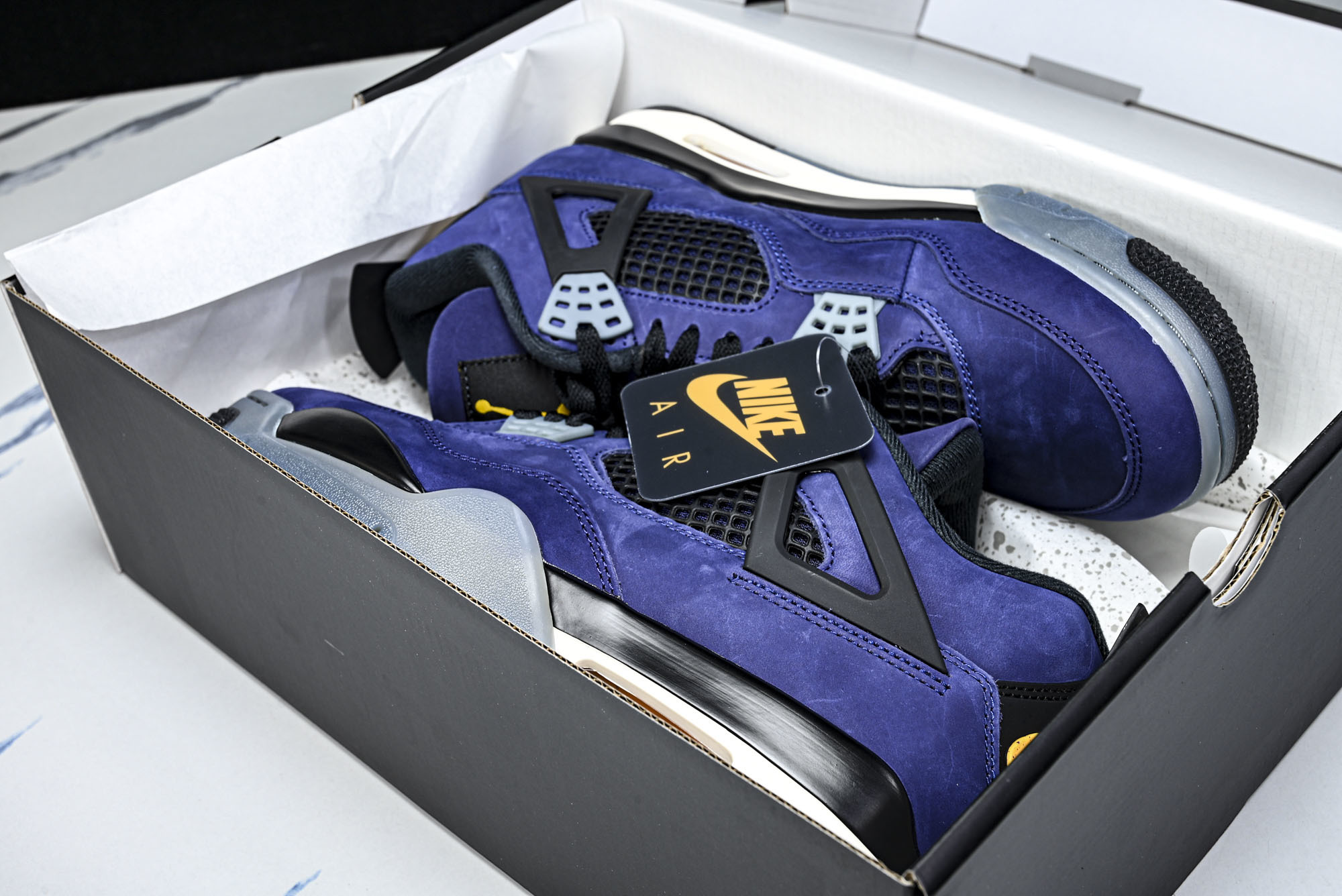纯原原版 Air Jordan 4 Retro _Lakers_ AJ4 乔4湖人紫金 FV5029-500 #YZ00
