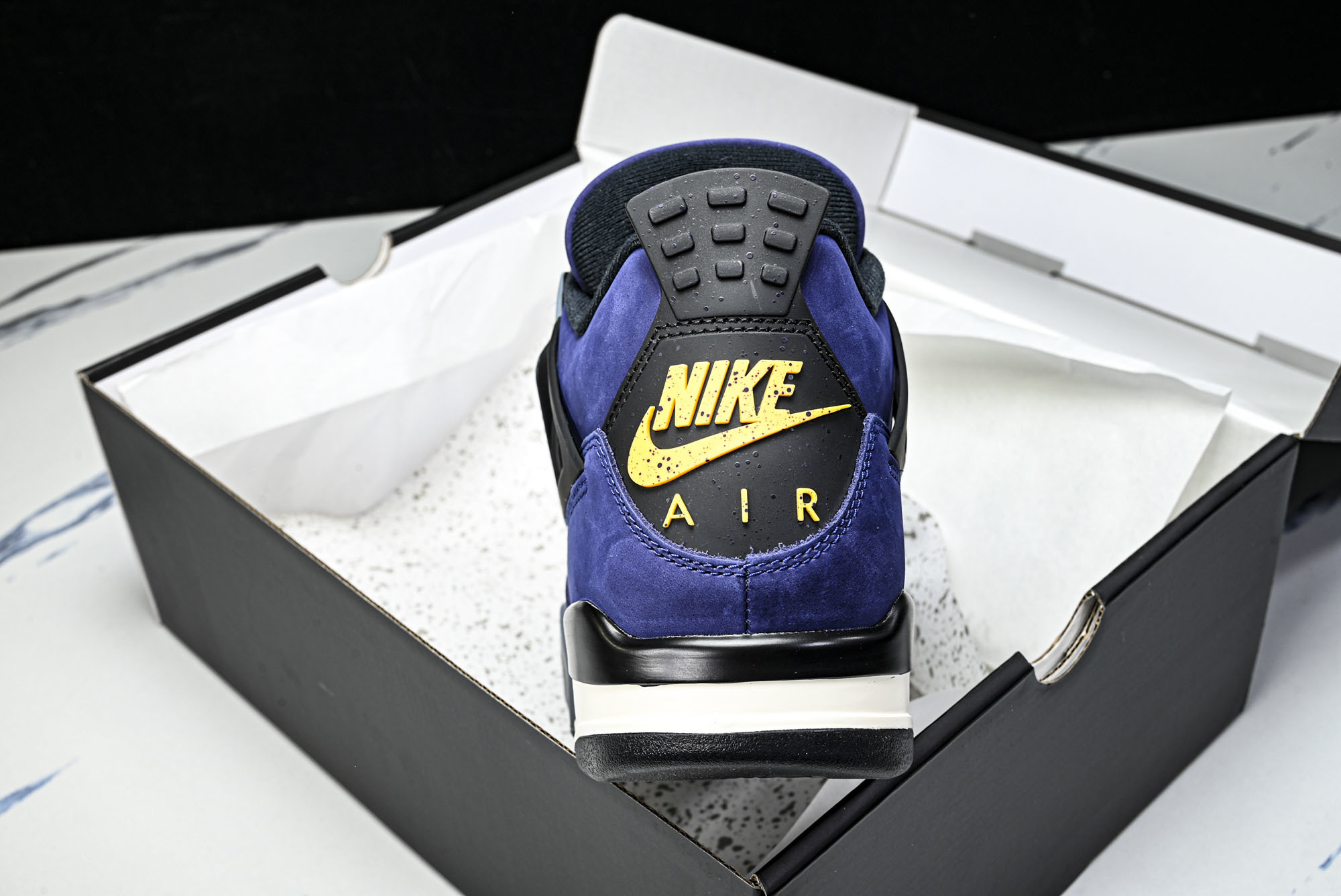 纯原原版 Air Jordan 4 Retro _Lakers_ AJ4 乔4湖人紫金 FV5029-500 #YZ00