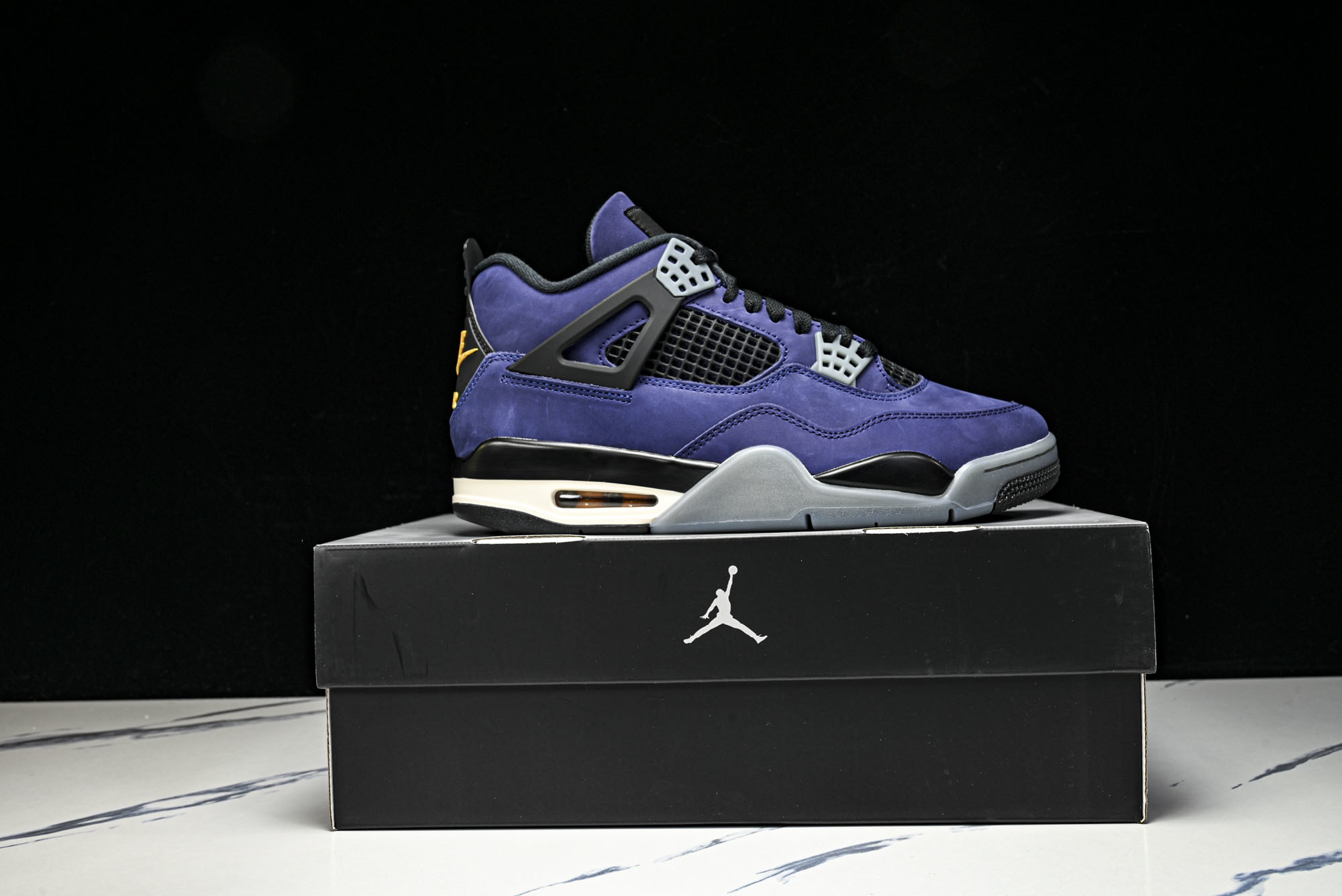 纯原原版 Air Jordan 4 Retro _Lakers_ AJ4 乔4湖人紫金 FV5029-500 #YZ00