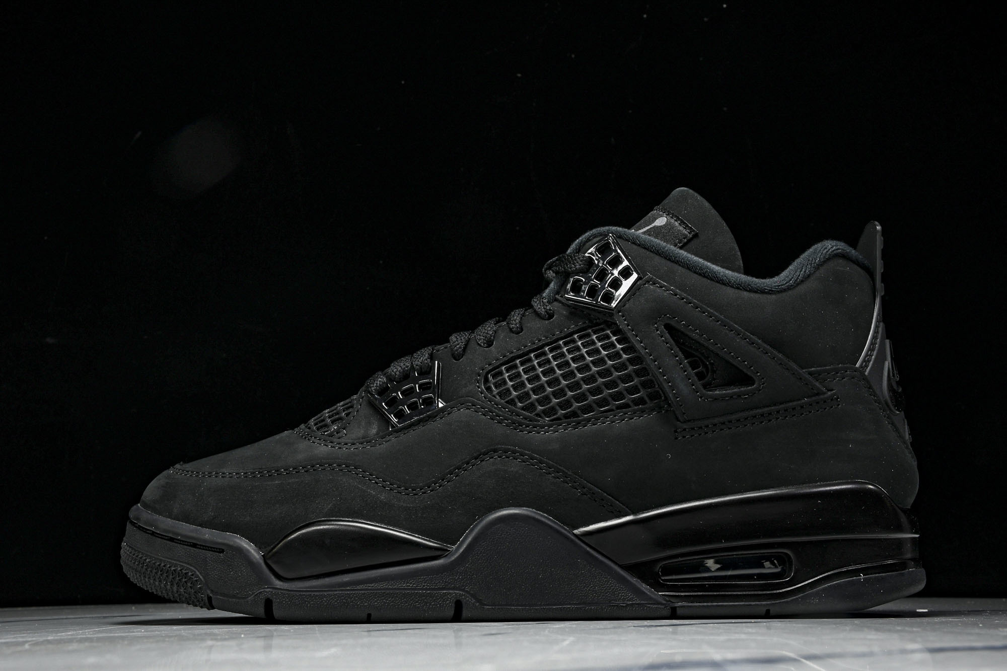 纯原原版 Air Jordan 4 Retro Black Cat 黑猫 FV5029-010 #YZ001-1 40 