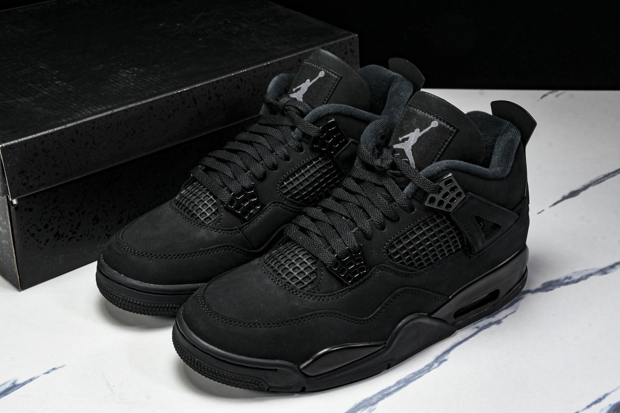 纯原原版 Air Jordan 4 Retro Black Cat 黑猫 FV5029-010 #YZ001-1 40 纯原原版 Air Jordan 4 Retro Black Cat 黑猫 FV5029-010 #YZ001-1 40