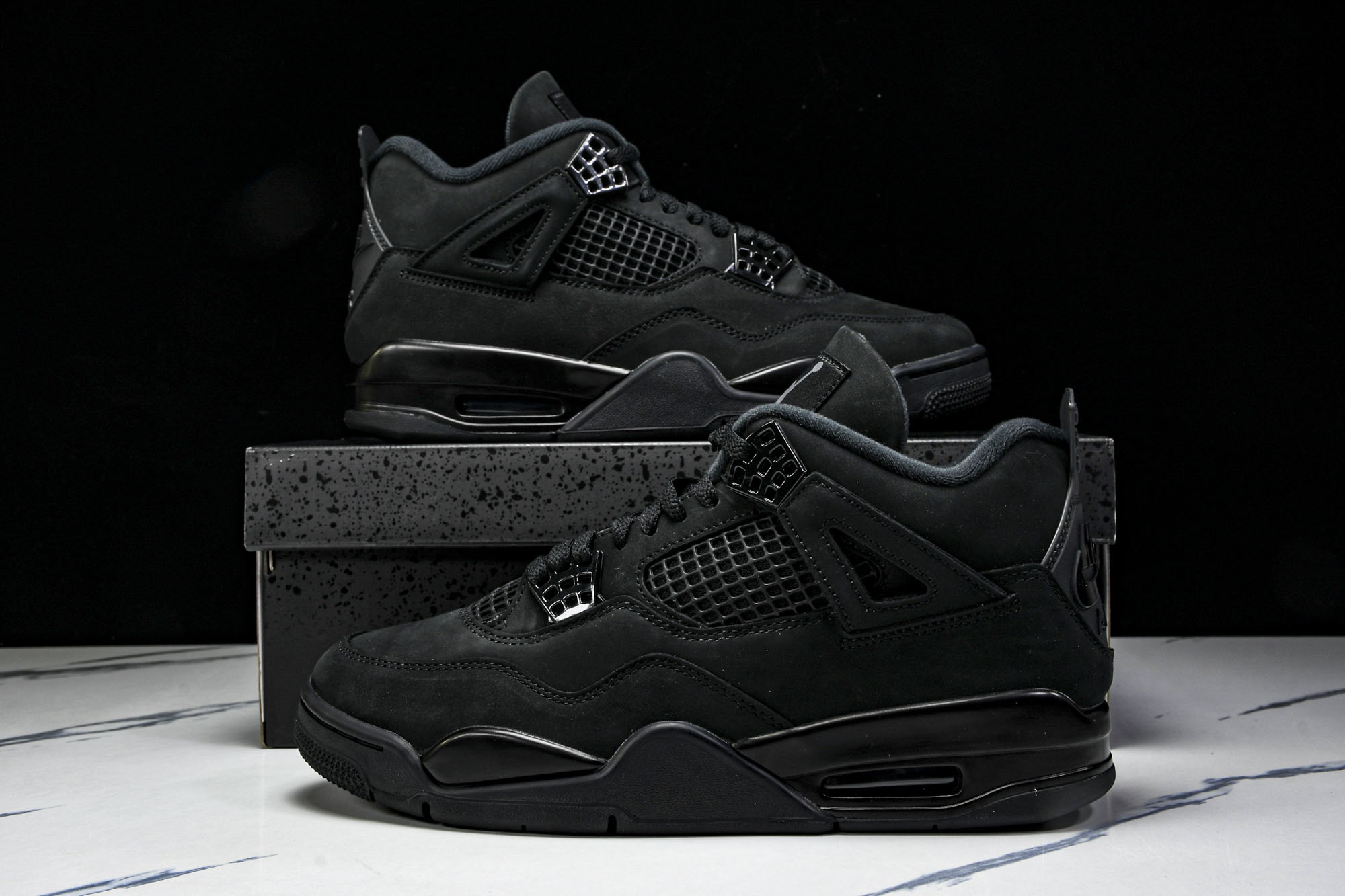 纯原原版 Air Jordan 4 Retro Black Cat 黑猫 FV5029-010 #YZ001-1 40 纯原原版 Air Jordan 4 Retro Black Cat 黑猫 FV5029-010 #YZ001-1 40