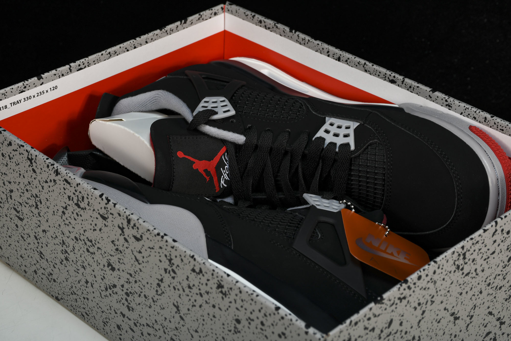 纯原原版 Air Jordan 4 Retro Bred 2019 黑红公牛 -060 #YZ001-1 40 40.5 纯原原版 Air Jordan 4 Retro Bred 2019 黑红公牛 -060 #YZ001-1 40 40.5