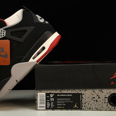 纯原原版 Air Jordan 4 Retro Bred 2019 黑红公牛 -060 #YZ001-1 40 40.5 纯原原版 Air Jordan 4 Retro Bred 2019 黑红公牛 -060 #YZ001-1 40 40.5