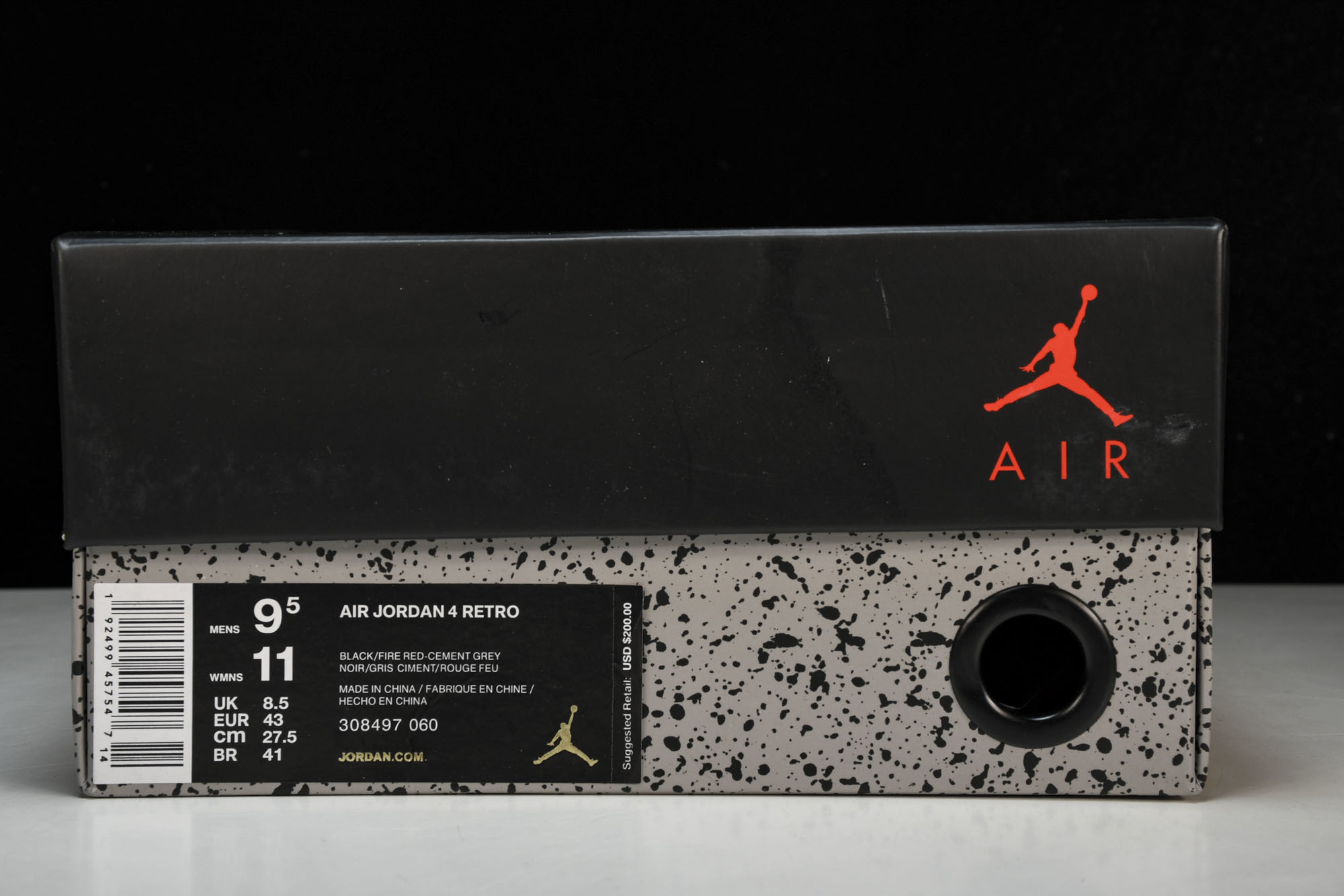 纯原原版 Air Jordan 4 Retro Bred 2019 黑红公牛 -060 #YZ001-1 40 40.5 纯原原版 Air Jordan 4 Retro Bred 2019 黑红公牛 -060 #YZ001-1 40 40.5