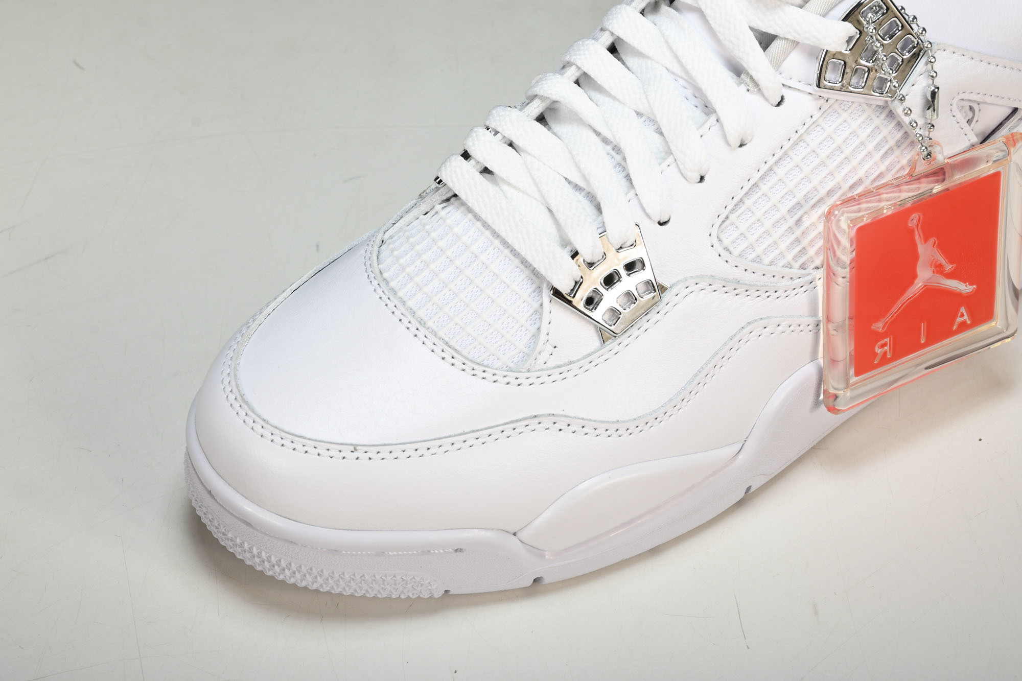 纯原原版 Air Jordan 4 Retro Pure Money 白猫 银扣(2017)-100 #YZ001-1 纯原原版 Air Jordan 4 Retro Pure Money 白猫 银扣(2017)-100 #YZ001-1