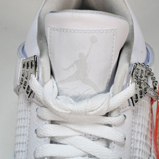 纯原原版 Air Jordan 4 Retro Pure Money 白猫 银扣(2017)-100 #YZ001-1 纯原原版 Air Jordan 4 Retro Pure Money 白猫 银扣(2017)-100 #YZ001-1