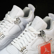 纯原原版 Air Jordan 4 Retro Pure Money 白猫 银扣(2017)-100 #YZ001-1 纯原原版 Air Jordan 4 Retro Pure Money 白猫 银扣(2017)-100 #YZ001-1