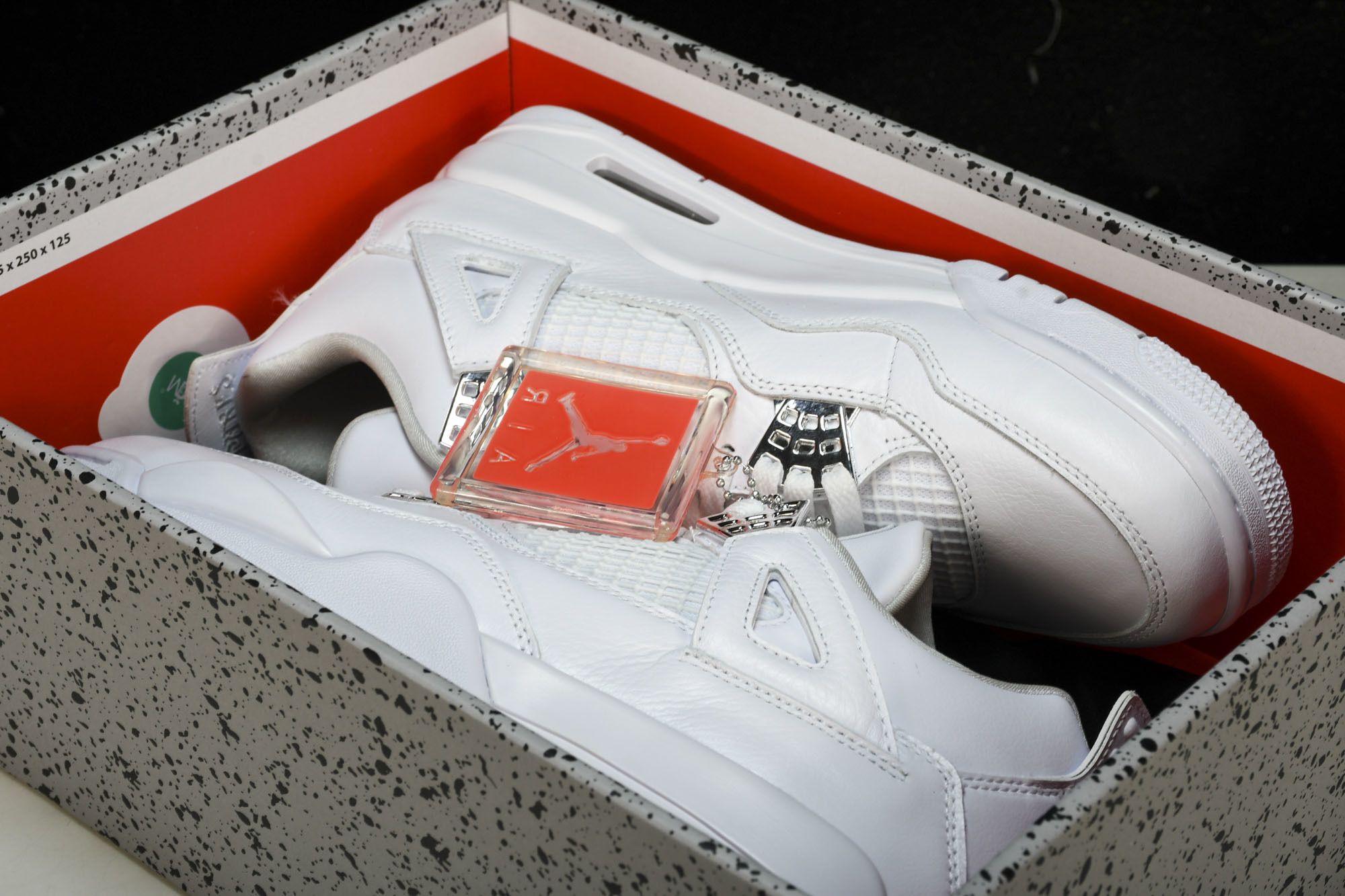 纯原原版 Air Jordan 4 Retro Pure Money 白猫 银扣(2017)-100 #YZ001-1 纯原原版 Air Jordan 4 Retro Pure Money 白猫 银扣(2017)-100 #YZ001-1