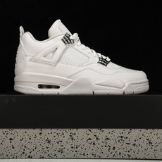 纯原原版 Air Jordan 4 Retro Pure Money 白猫 银扣(2017)-100 #YZ001-1 纯原原版 Air Jordan 4 Retro Pure Money 白猫 银扣(2017)-100 #YZ001-1