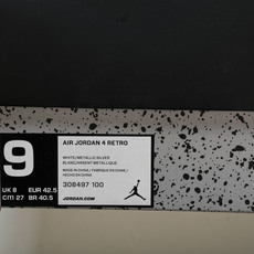 纯原原版 Air Jordan 4 Retro Pure Money 白猫 银扣(2017)-100 #YZ001-1 纯原原版 Air Jordan 4 Retro Pure Money 白猫 银扣(2017)-100 #YZ001-1