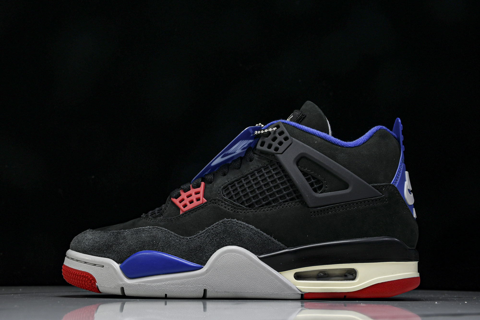 纯原原版 Air Jordan 4 Retro Rare Air 稀有空气 黑红蓝 FV5029-003 #YZ001-