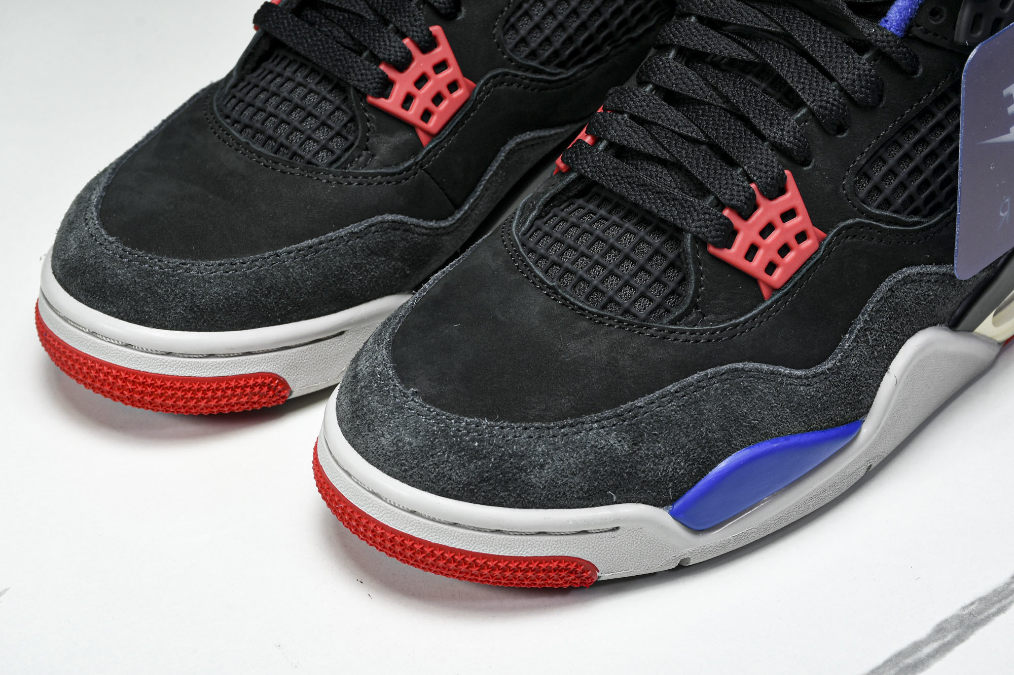 纯原原版 Air Jordan 4 Retro Rare Air 稀有空气 黑红蓝 FV5029-003 #YZ001-