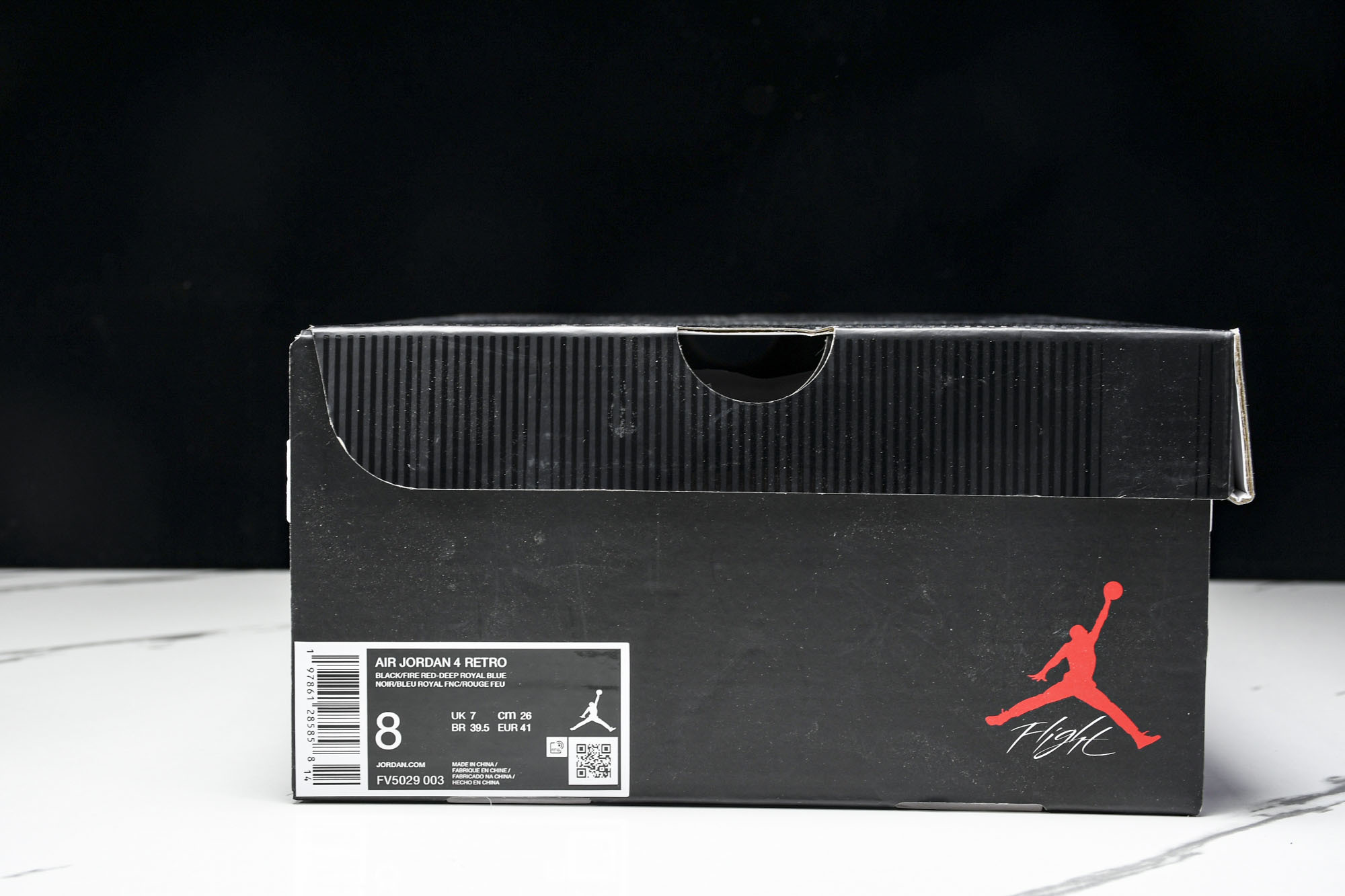 纯原原版 Air Jordan 4 Retro Rare Air 稀有空气 黑红蓝 FV5029-003 #YZ001-