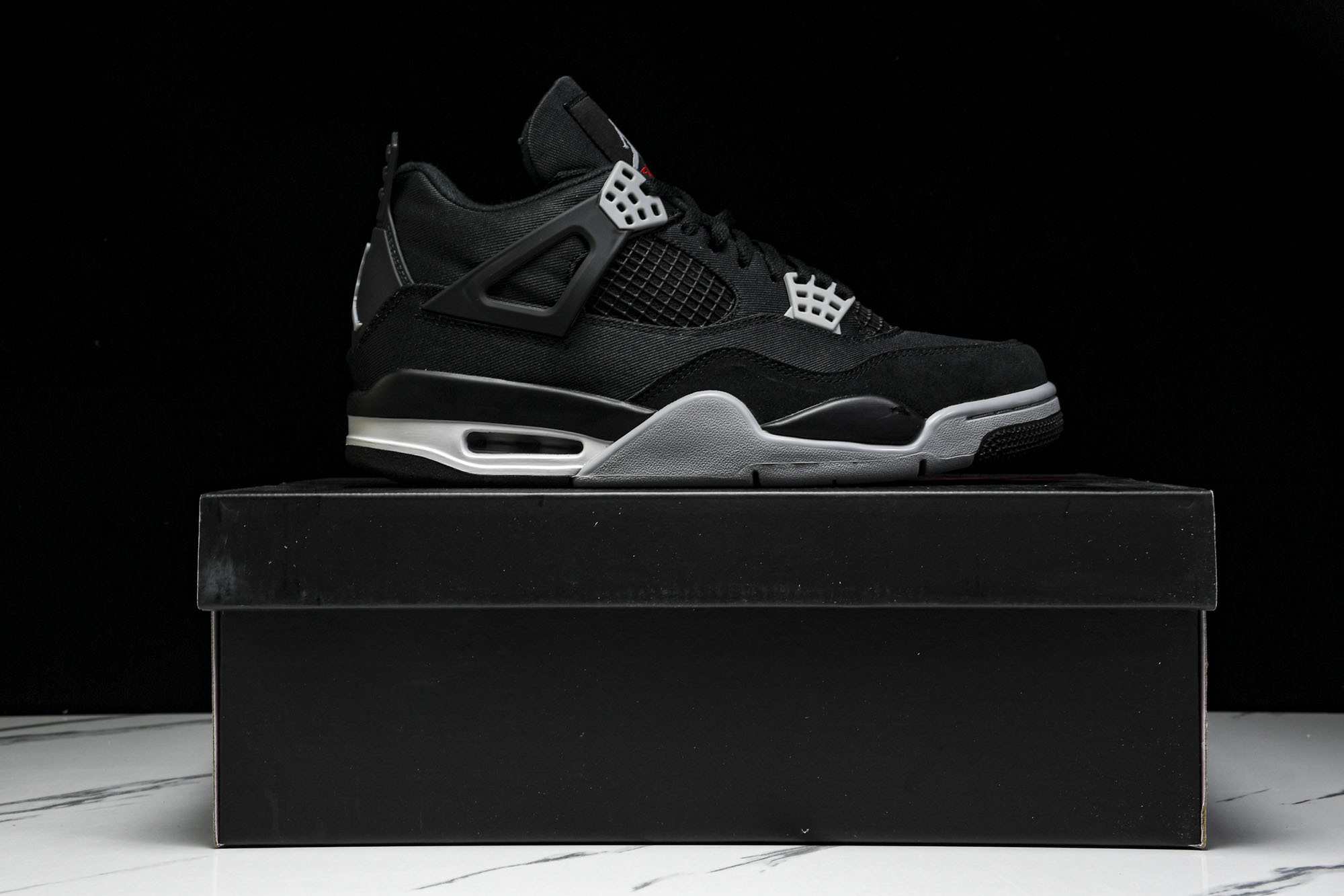 纯原原版 Air Jordan 4 Retro SE‘Black Canvas’黑色帆布 小阿姆 DH7138-006 纯原原版 Air Jordan 4 Retro SE‘Black Canvas’黑色帆布 小阿姆 DH7138-006