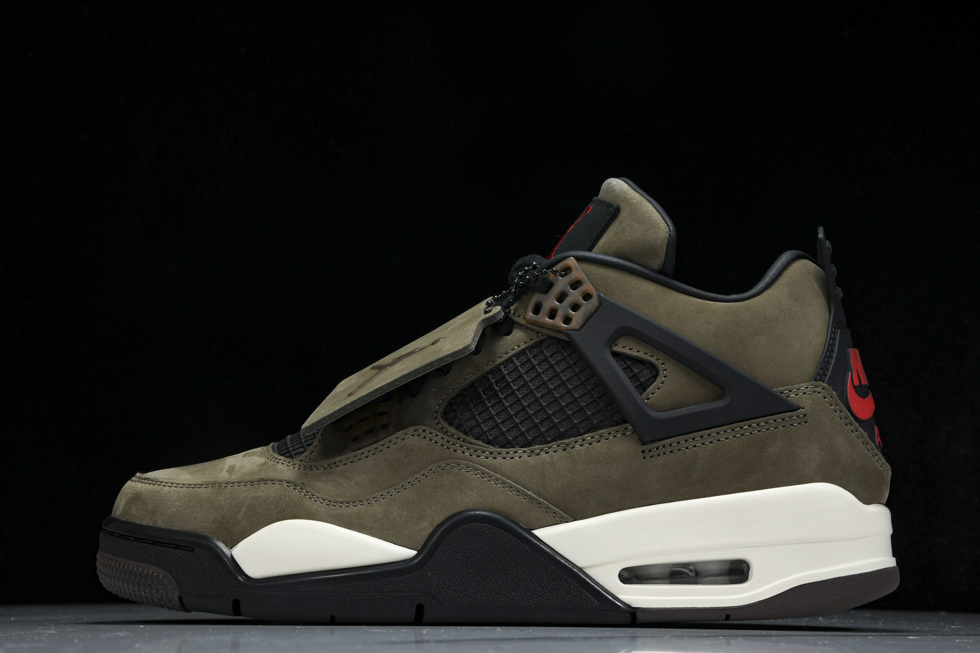 纯原原版 Air Jordan 4 Retro UNDFTD 军绿 书包 JBM351-M1 #YZ001-1 40 4