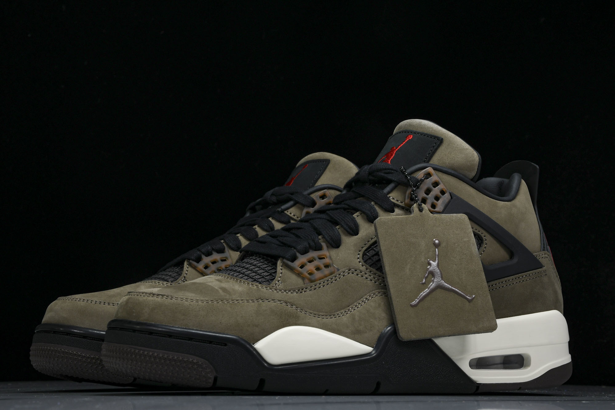 纯原原版 Air Jordan 4 Retro UNDFTD 军绿 书包 JBM351-M1 #YZ001-1 40 4