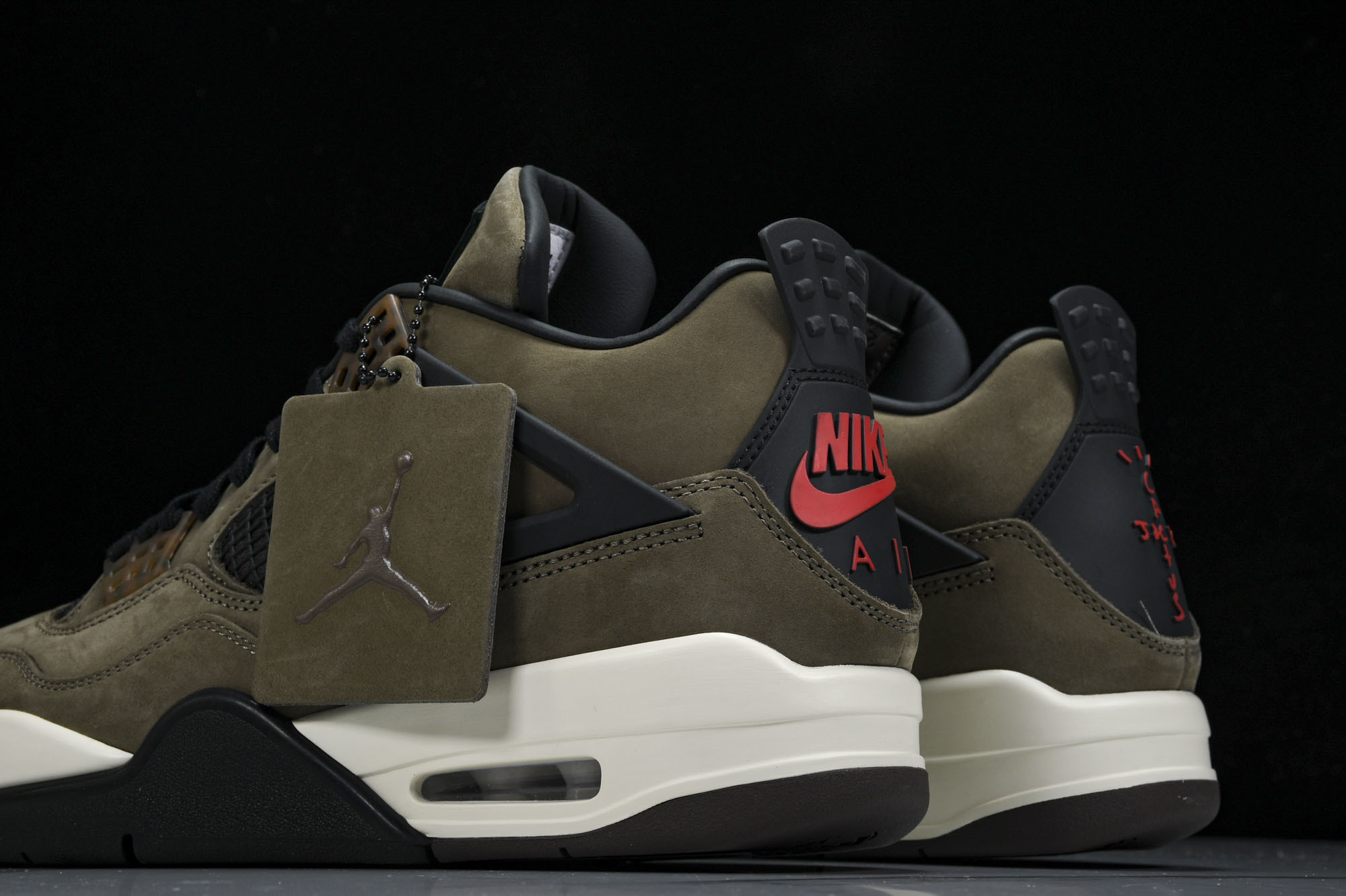 纯原原版 Air Jordan 4 Retro UNDFTD 军绿 书包 JBM351-M1 #YZ001-1 40 4