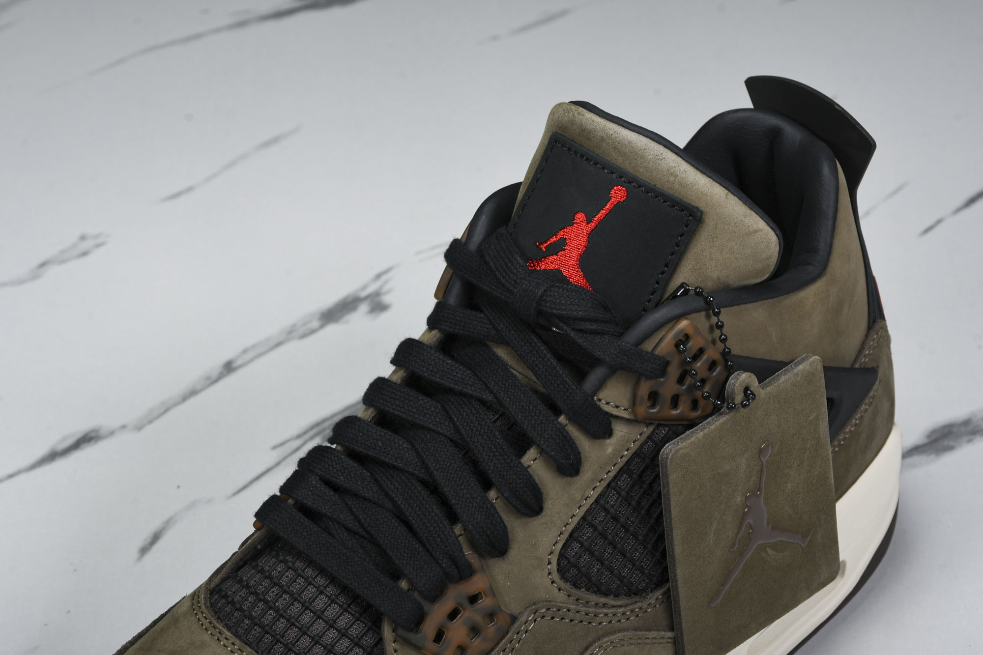 纯原原版 Air Jordan 4 Retro UNDFTD 军绿 书包 JBM351-M1 #YZ001-1 40 4