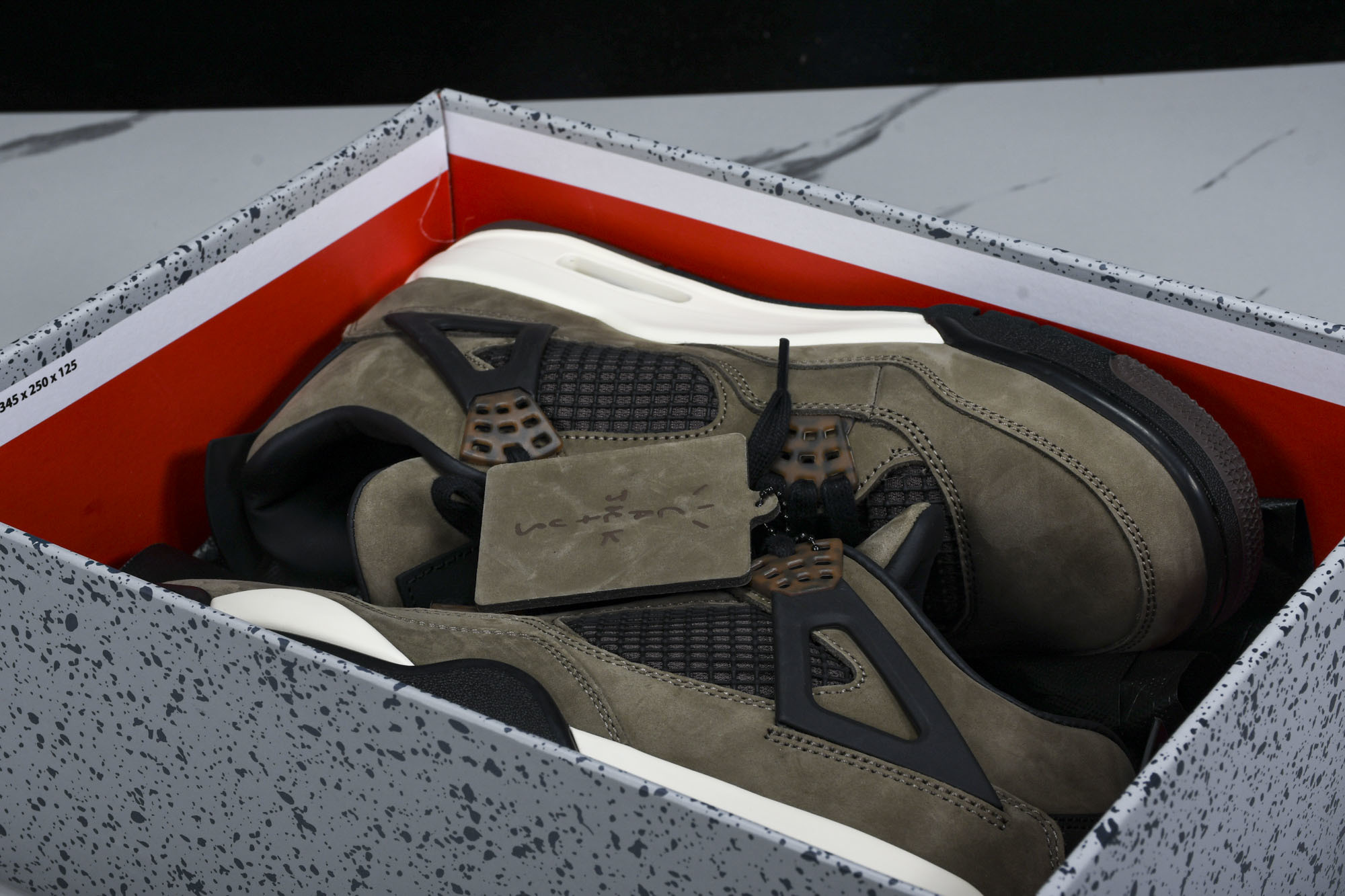 纯原原版 Air Jordan 4 Retro UNDFTD 军绿 书包 JBM351-M1 #YZ001-1 40 4