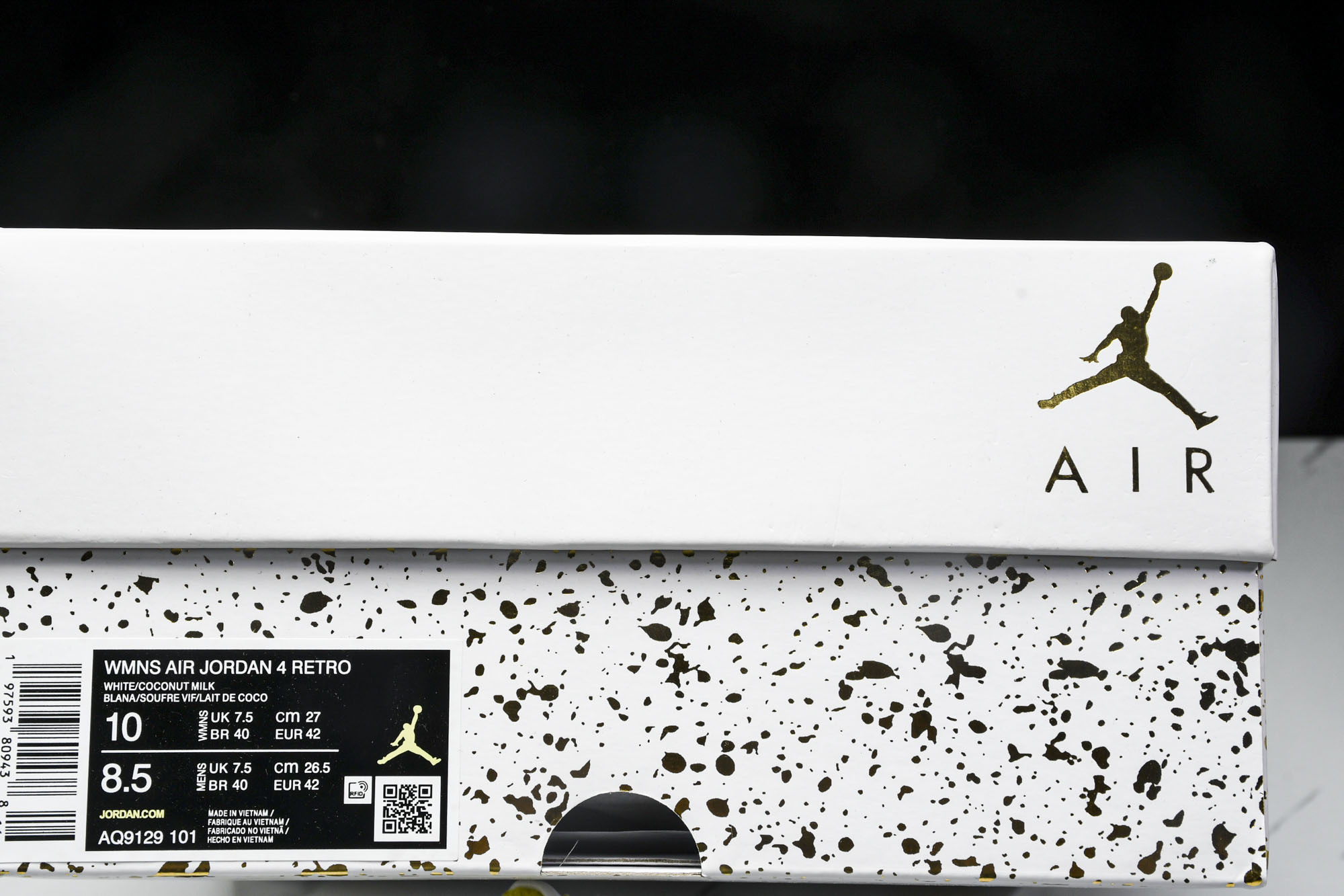 纯原原版 Air Jordan 4 Retro 白雷公 白黄 AQ9129-101 #YZ001-1 40 40.5 4 纯原原版 Air Jordan 4 Retro 白雷公 白黄 AQ9129-101 #YZ001-1 40 40.5 4