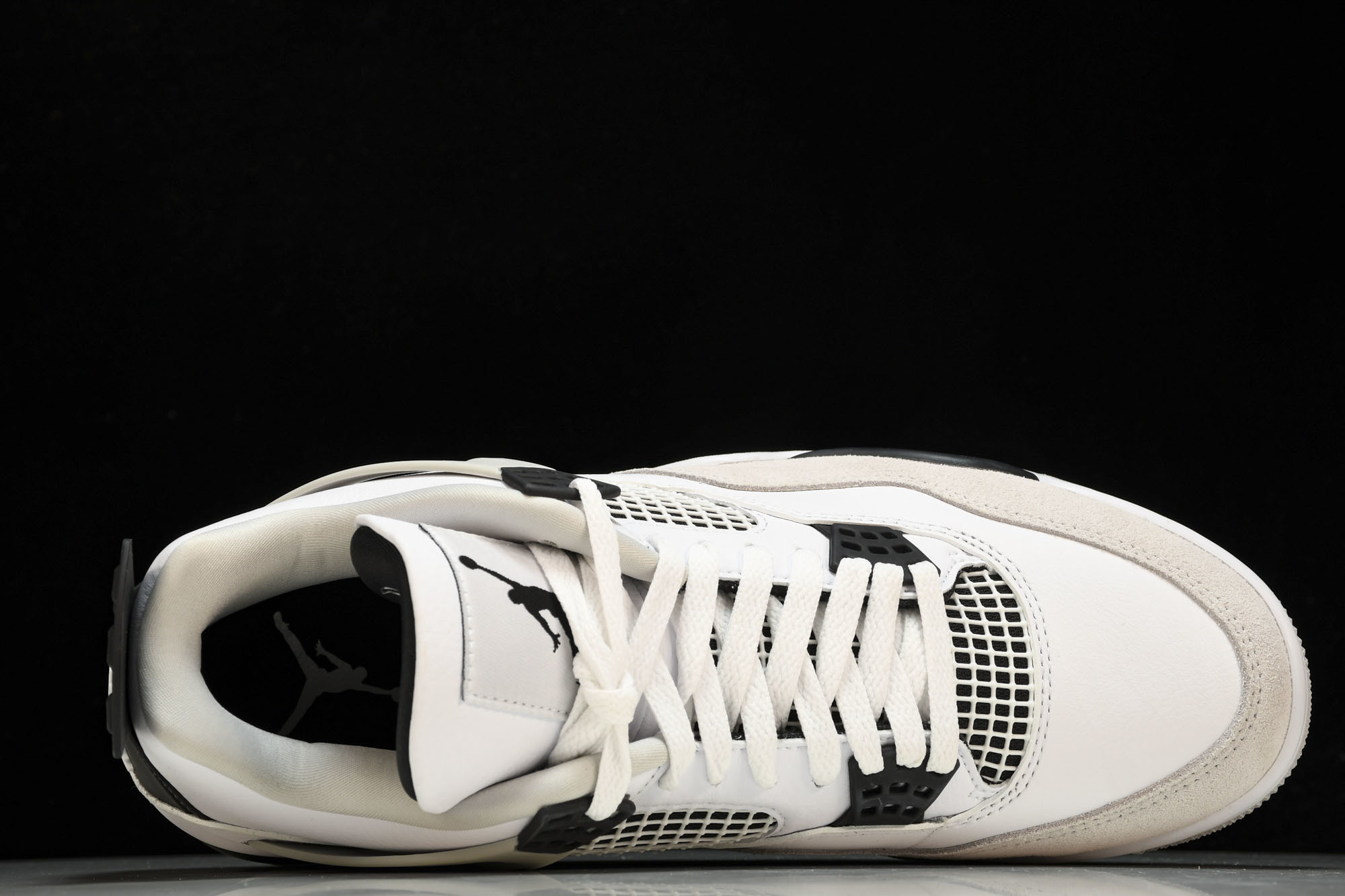 纯原原版 Air Jordan 4 Retro“Military Black”灰白黑 小白水泥 DH6927-111 # 纯原原版 Air Jordan 4 Retro“Military Black”灰白黑 小白水泥 DH6927-111 #