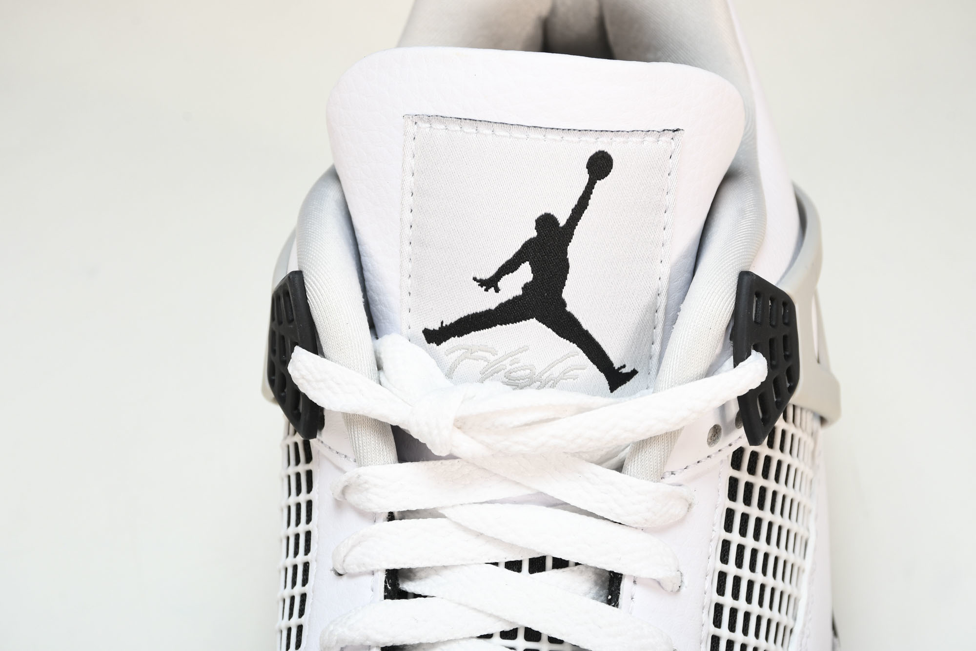 纯原原版 Air Jordan 4 Retro“Military Black”灰白黑 小白水泥 DH6927-111 # 纯原原版 Air Jordan 4 Retro“Military Black”灰白黑 小白水泥 DH6927-111 #