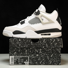 纯原原版 Air Jordan 4 Retro“Military Black”灰白黑 小白水泥 DH6927-111 # 纯原原版 Air Jordan 4 Retro“Military Black”灰白黑 小白水泥 DH6927-111 #