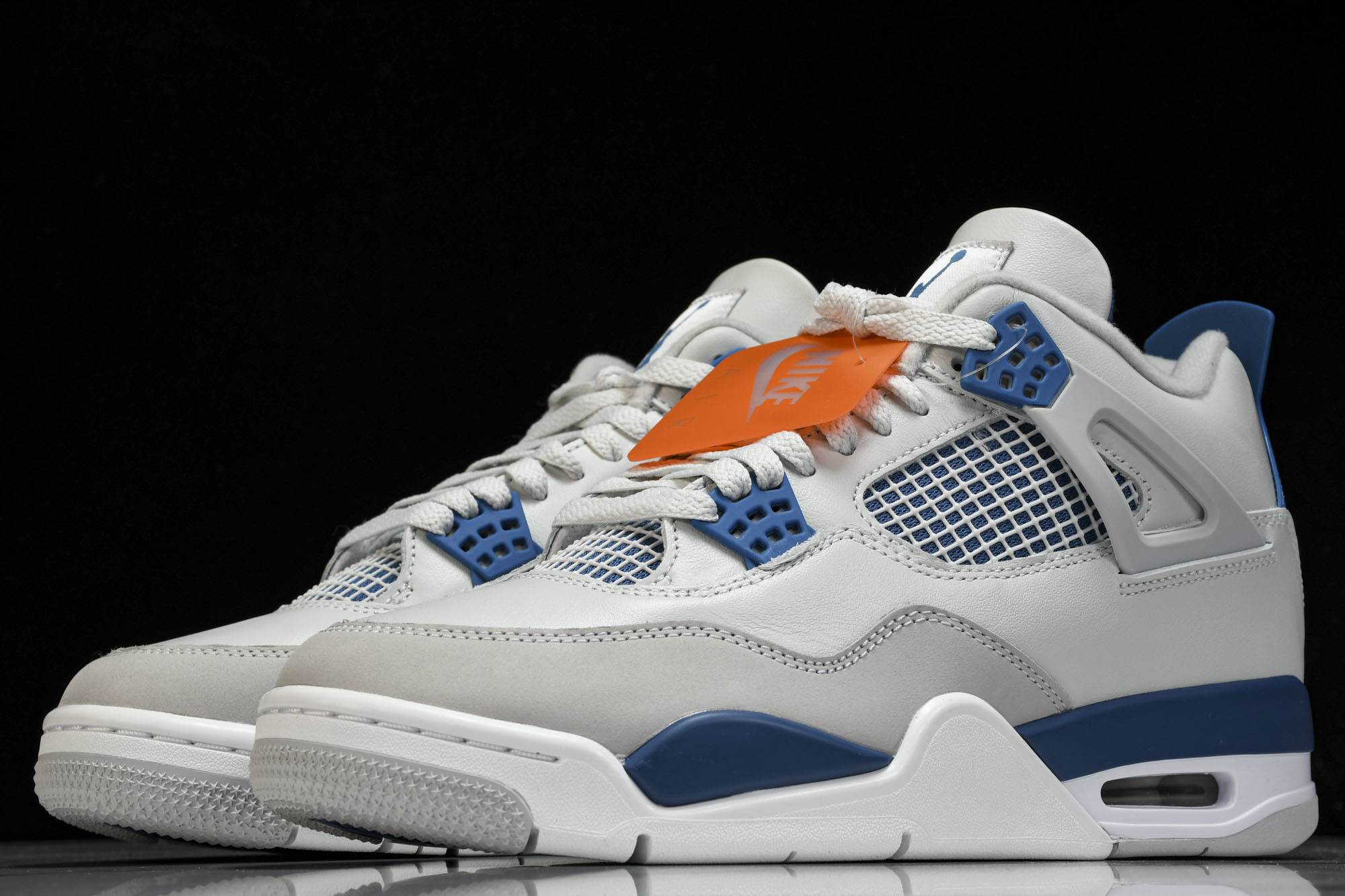 纯原原版 Air Jordan 4 Retro“Military Blue”军蓝 FV5029-141 #YZ001-1