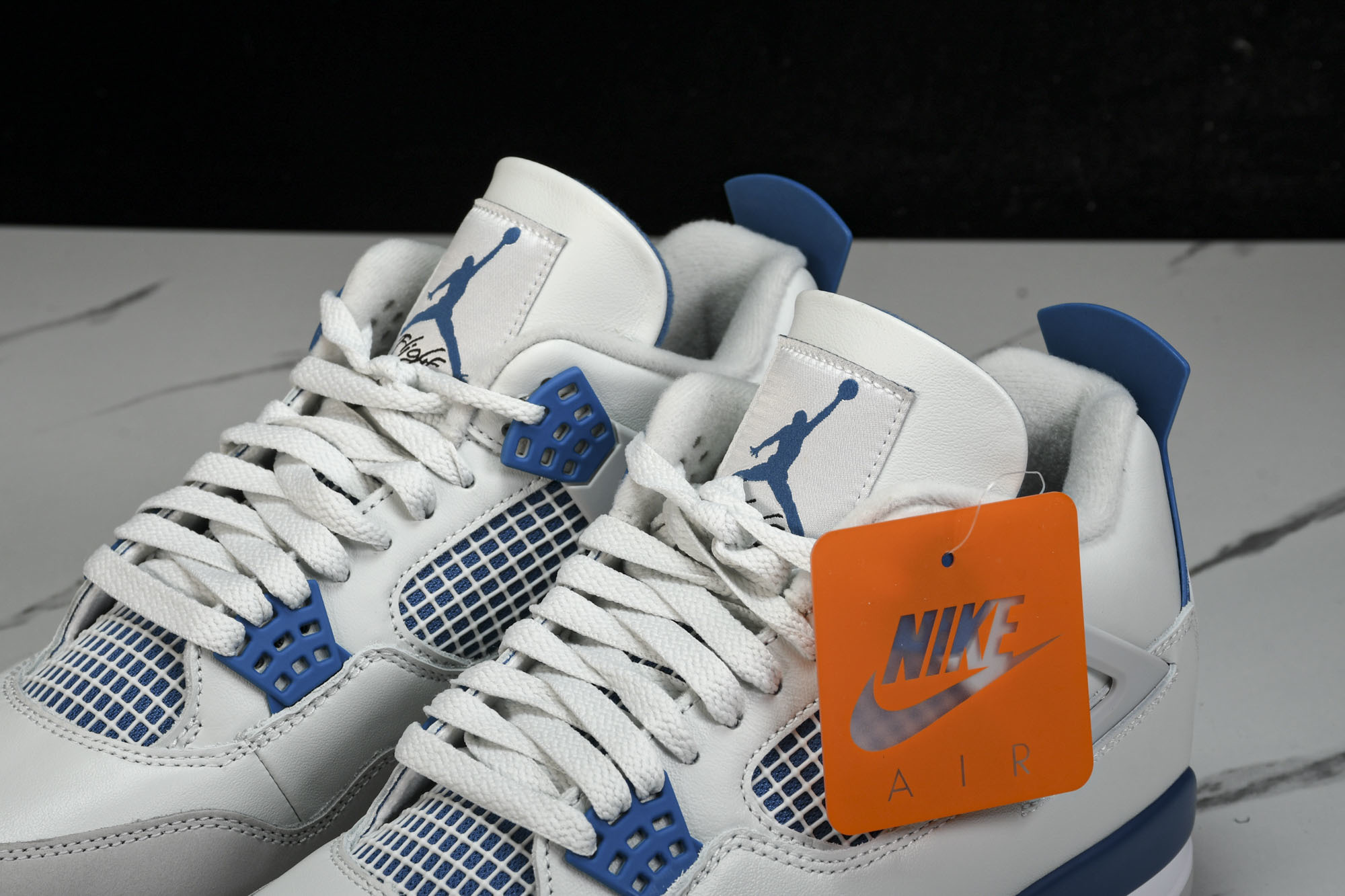 纯原原版 Air Jordan 4 Retro“Military Blue”军蓝 FV5029-141 #YZ001-1