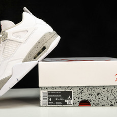 纯原原版 Air Jordan 4 Retro“Tech White”白色奥利奥 CT8527-100 #YZ001-1 纯原原版 Air Jordan 4 Retro“Tech White”白色奥利奥 CT8527-100 #YZ001-1