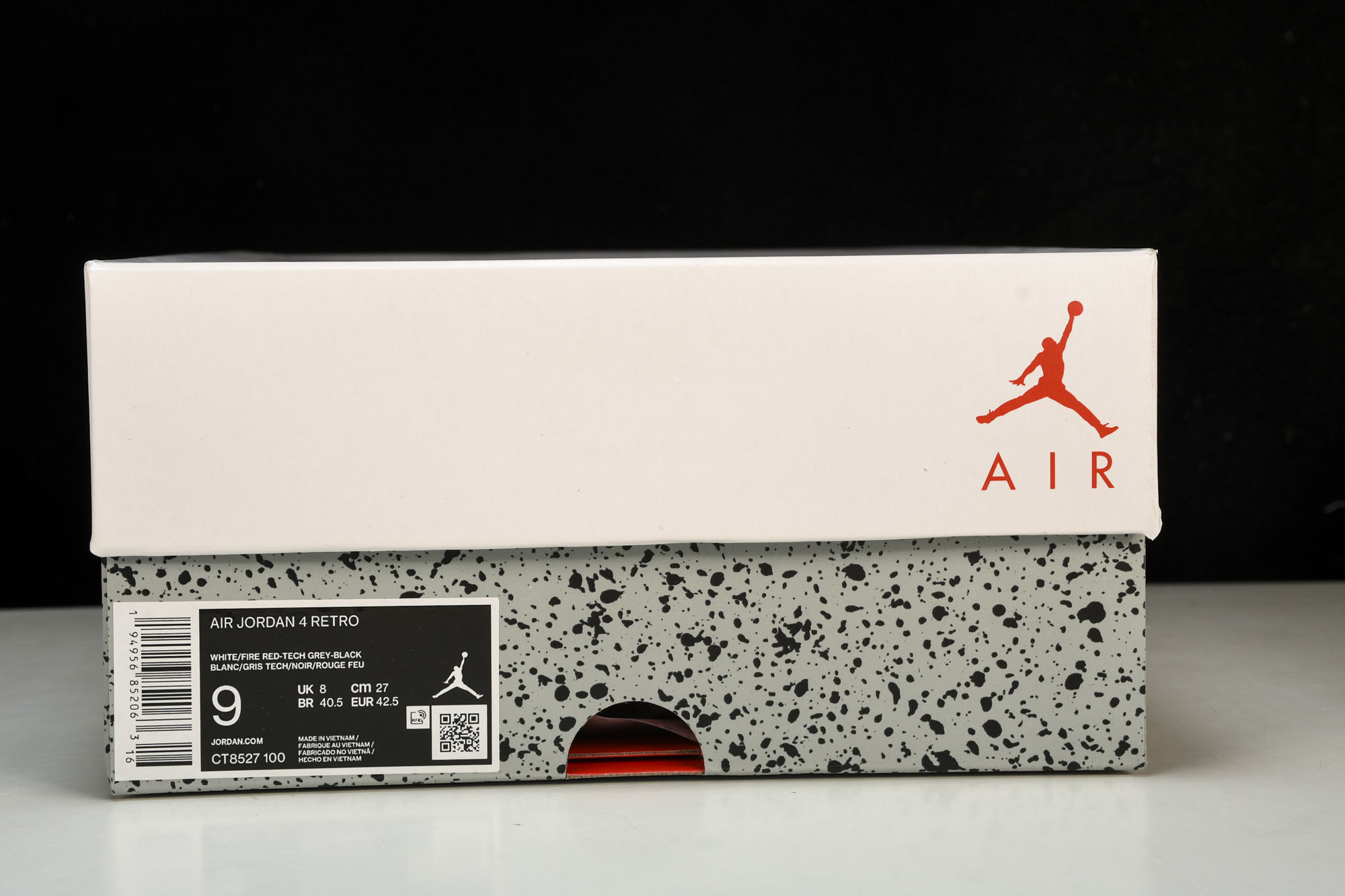纯原原版 Air Jordan 4 Retro“Tech White”白色奥利奥 CT8527-100 #YZ001-1 纯原原版 Air Jordan 4 Retro“Tech White”白色奥利奥 CT8527-100 #YZ001-1