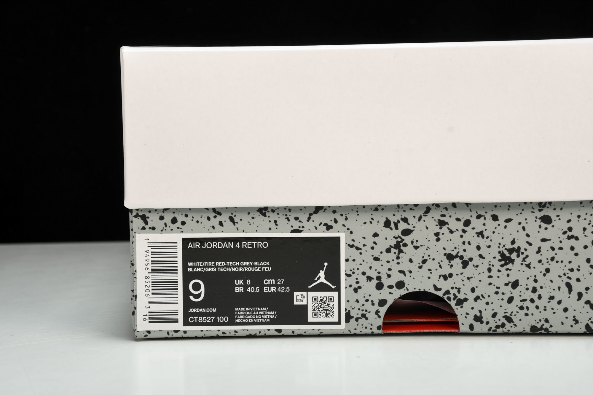 纯原原版 Air Jordan 4 Retro“Tech White”白色奥利奥 CT8527-100 #YZ001-1 纯原原版 Air Jordan 4 Retro“Tech White”白色奥利奥 CT8527-100 #YZ001-1