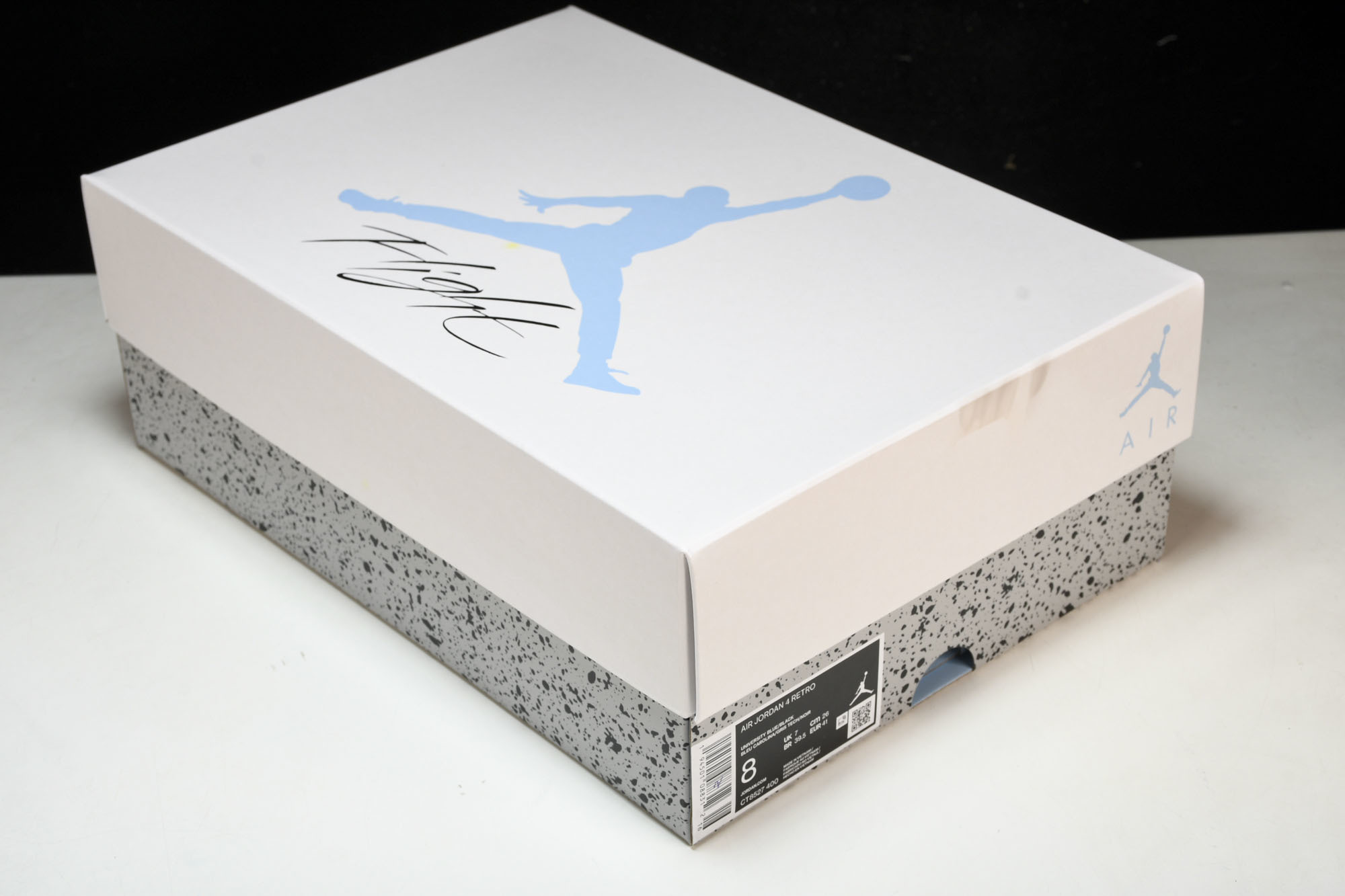 纯原原版 Air Jordan 4 Retro“University Blue”大学蓝 CT8527-400 #YZ00 纯原原版 Air Jordan 4 Retro“University Blue”大学蓝 CT8527-400 #YZ00