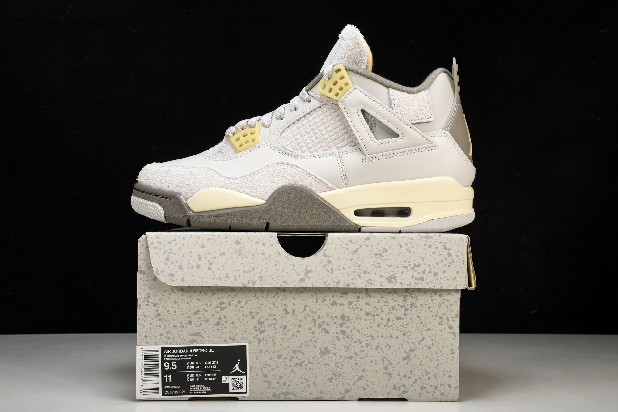 纯原原版 Air Jordan 4 SE“Craft”AJ4 灰兔子 DV3742-021 #YZ001-1 40 40 纯原原版 Air Jordan 4 SE“Craft”AJ4 灰兔子 DV3742-021 #YZ001-1 40 40